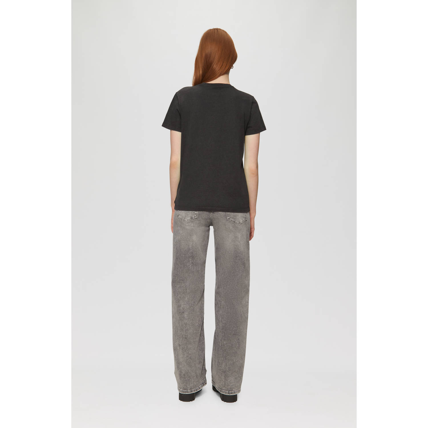 Q S by s.Oliver T-shirt zwart
