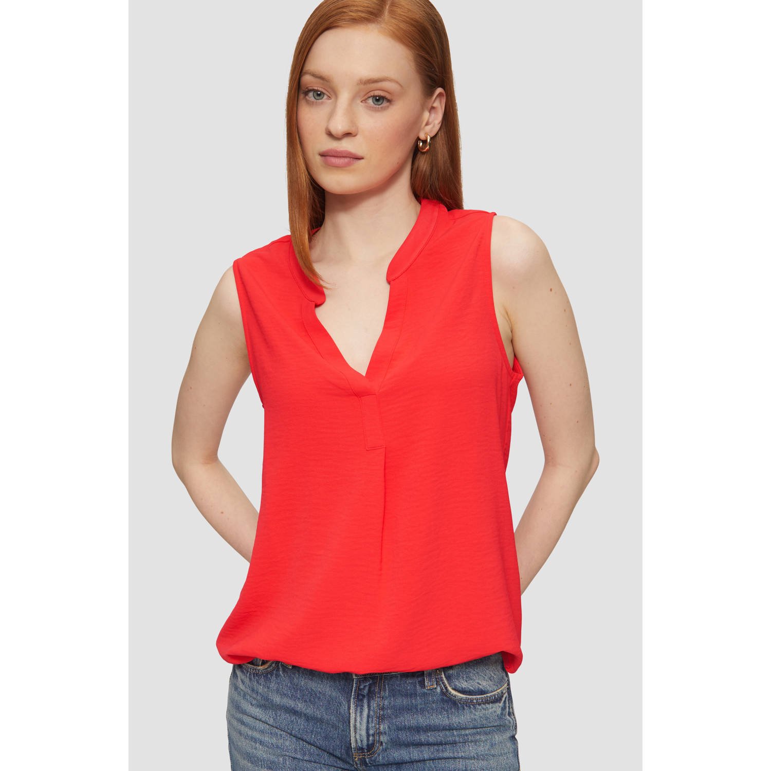Q S designed by Klassieke blouse mouwloos