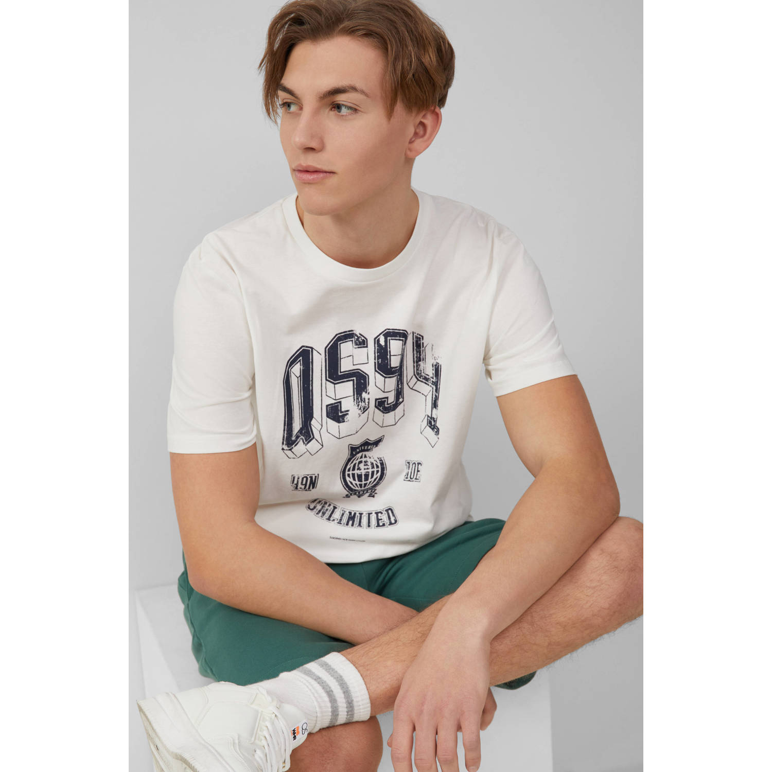 Q S by s.Oliver T-shirt wit