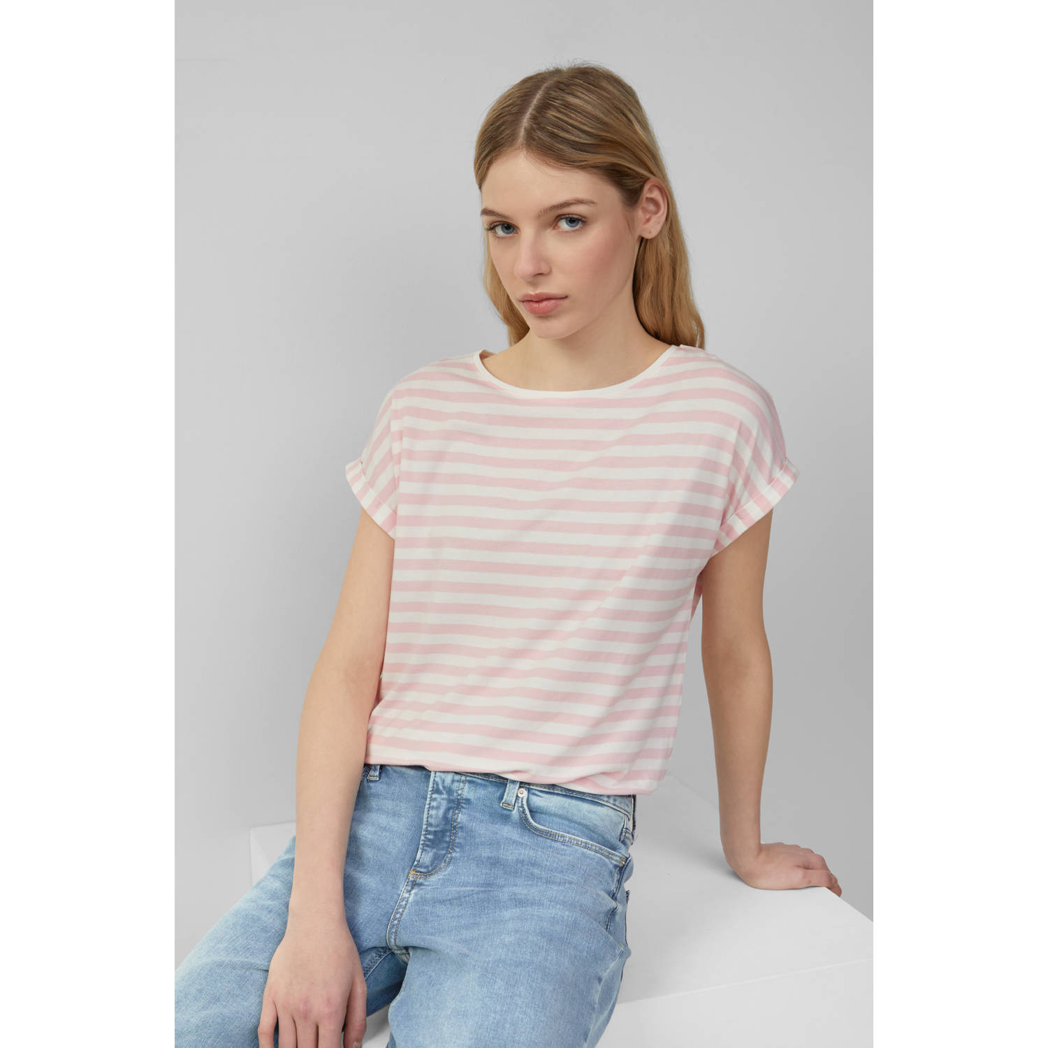 Q S by s.Oliver T-shirt roze