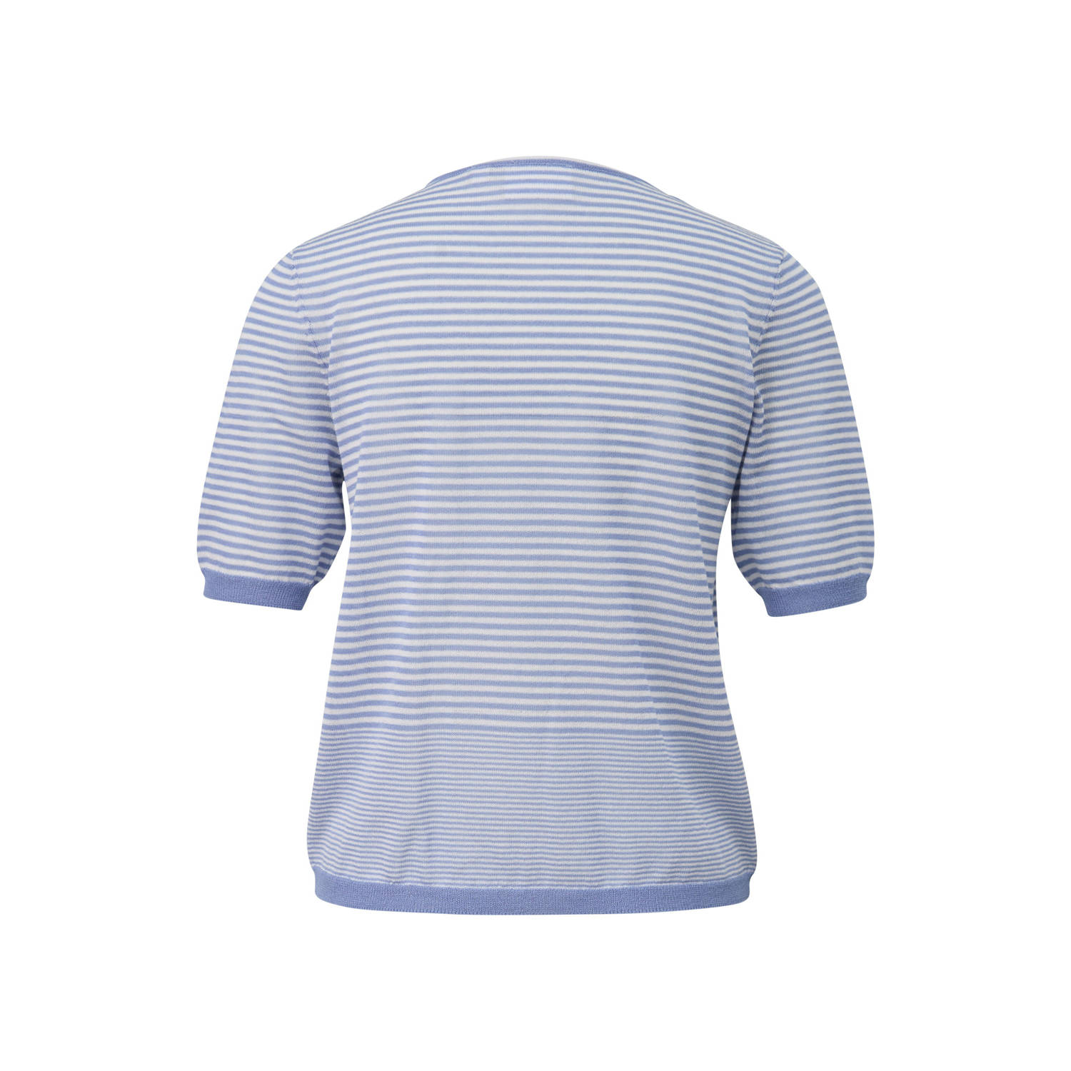 comma casual identity top lichtblauw