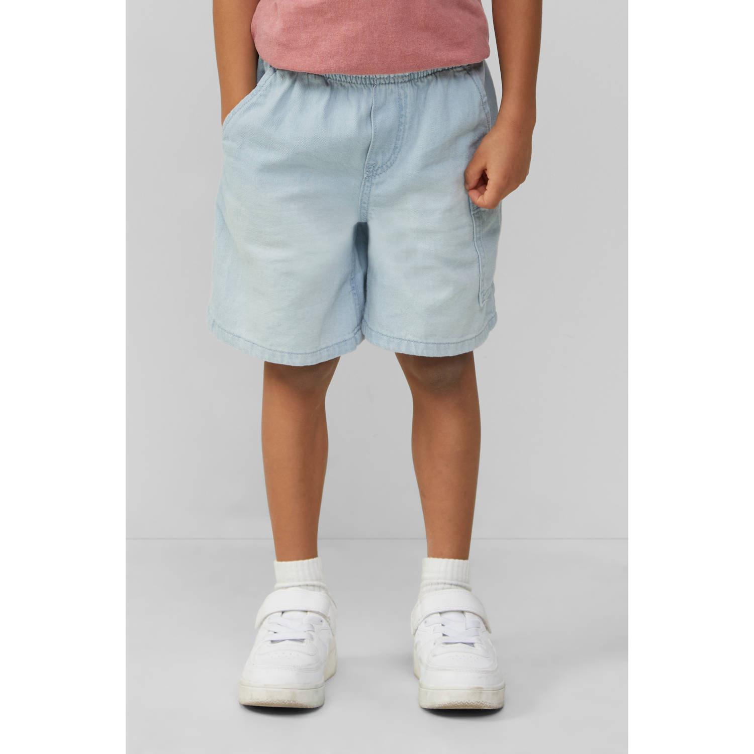 s.Oliver denim short light blue denim