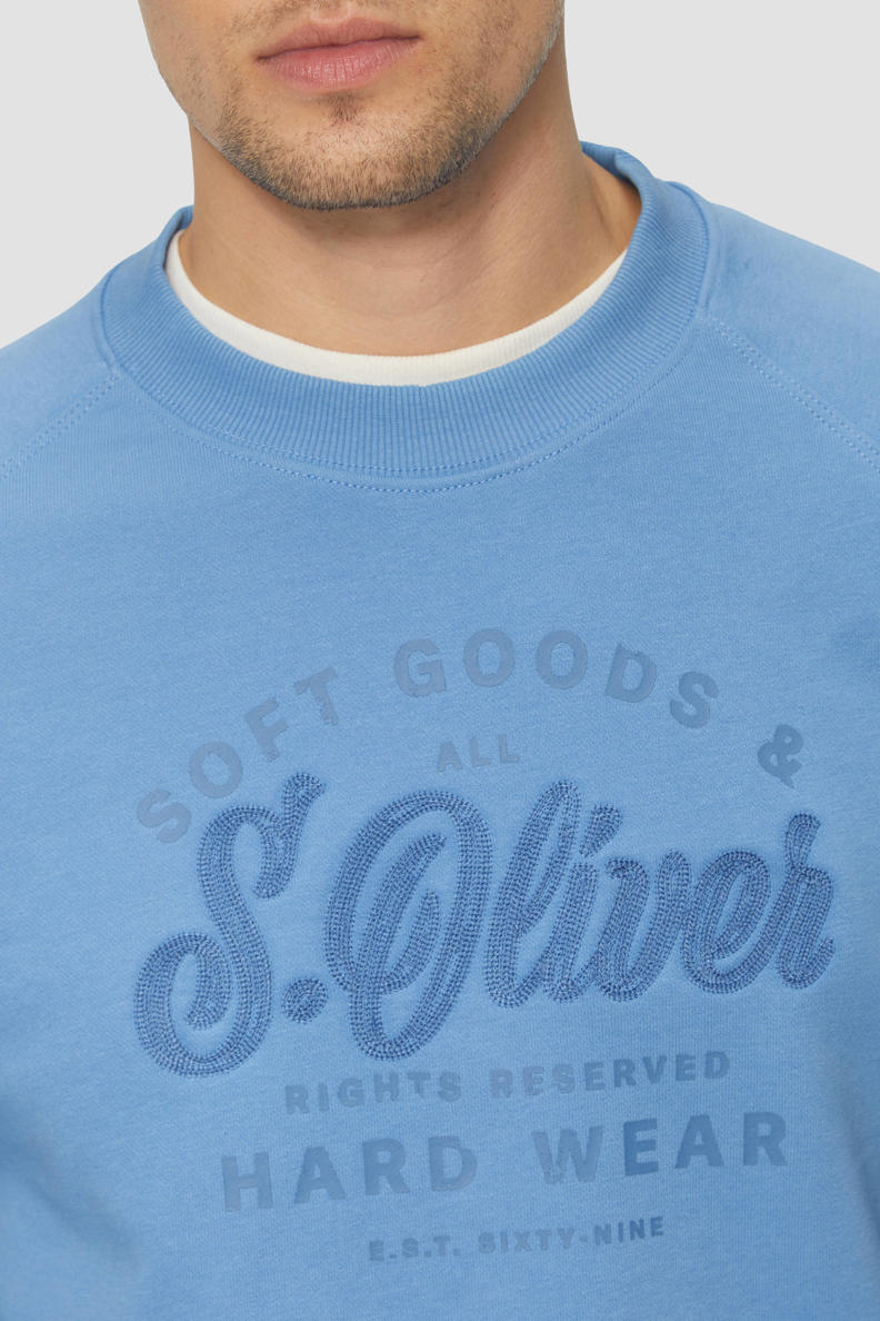 s.Oliver Big Size sweater lichtblauw s.Oliver Big Size sweater lichtblauw