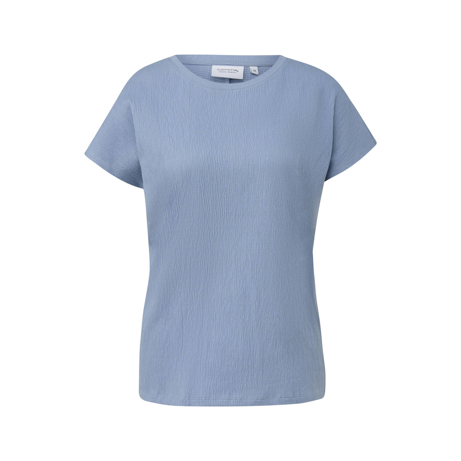 Comma casual identity top lichtblauw