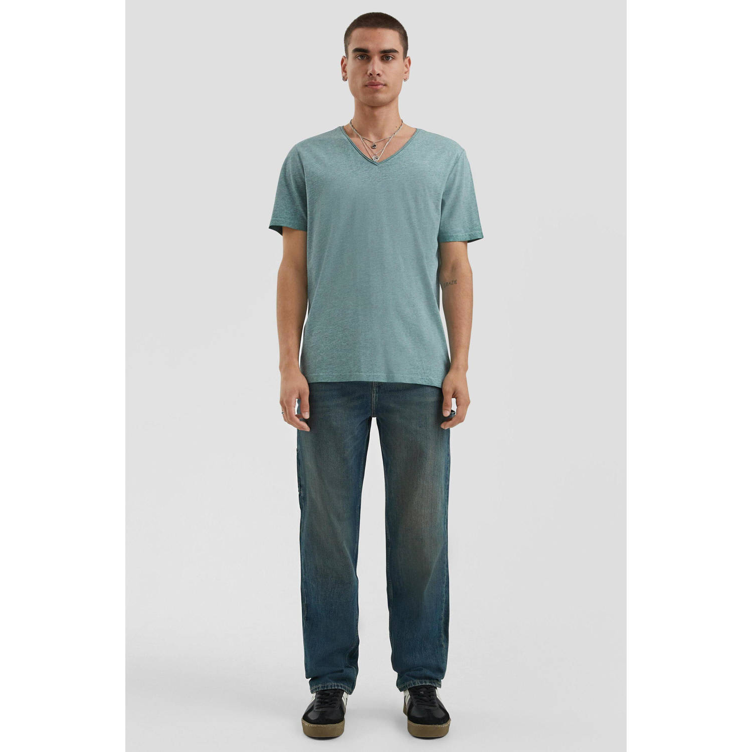 Q S by s.Oliver T-shirt blauw