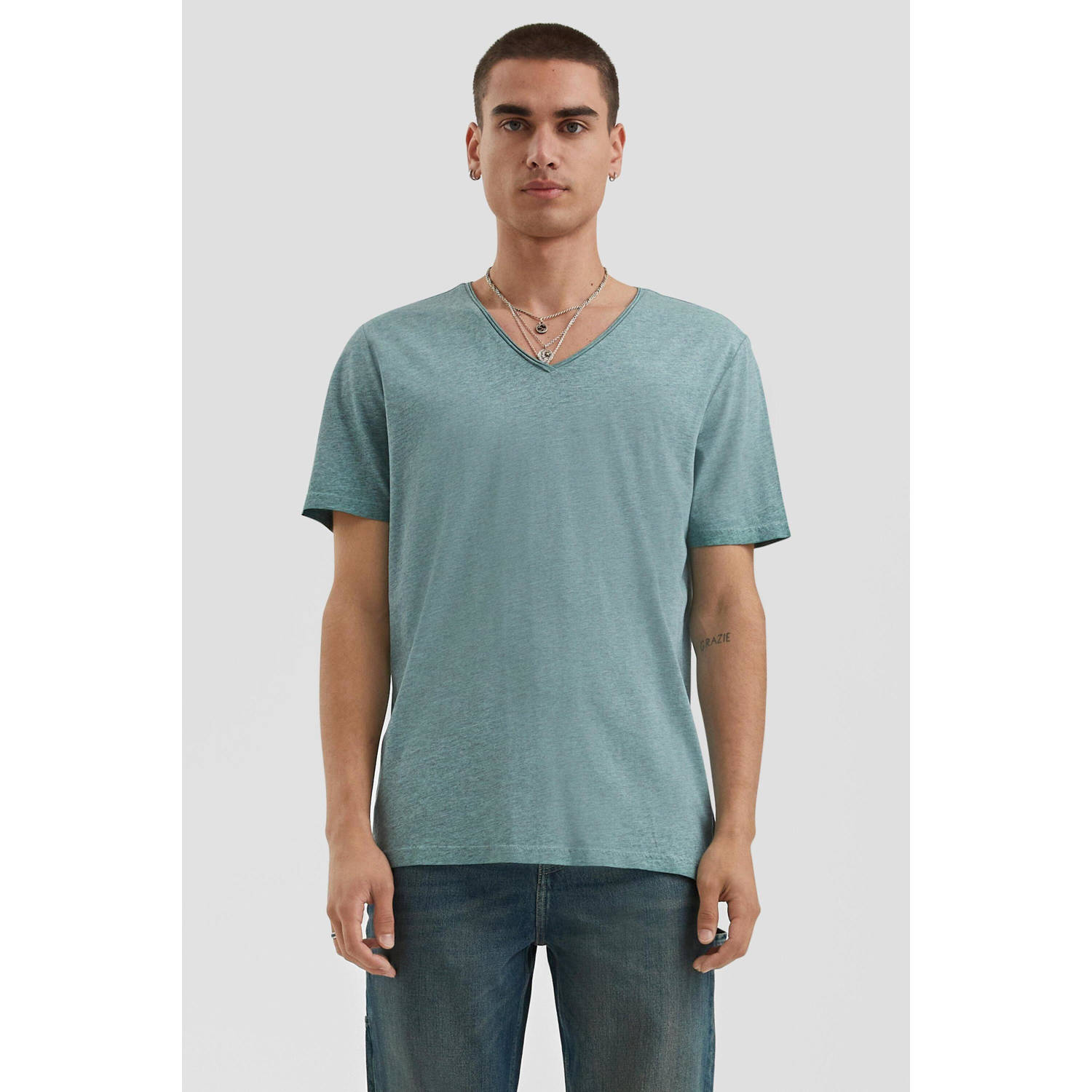 Q S by s.Oliver T-shirt blauw
