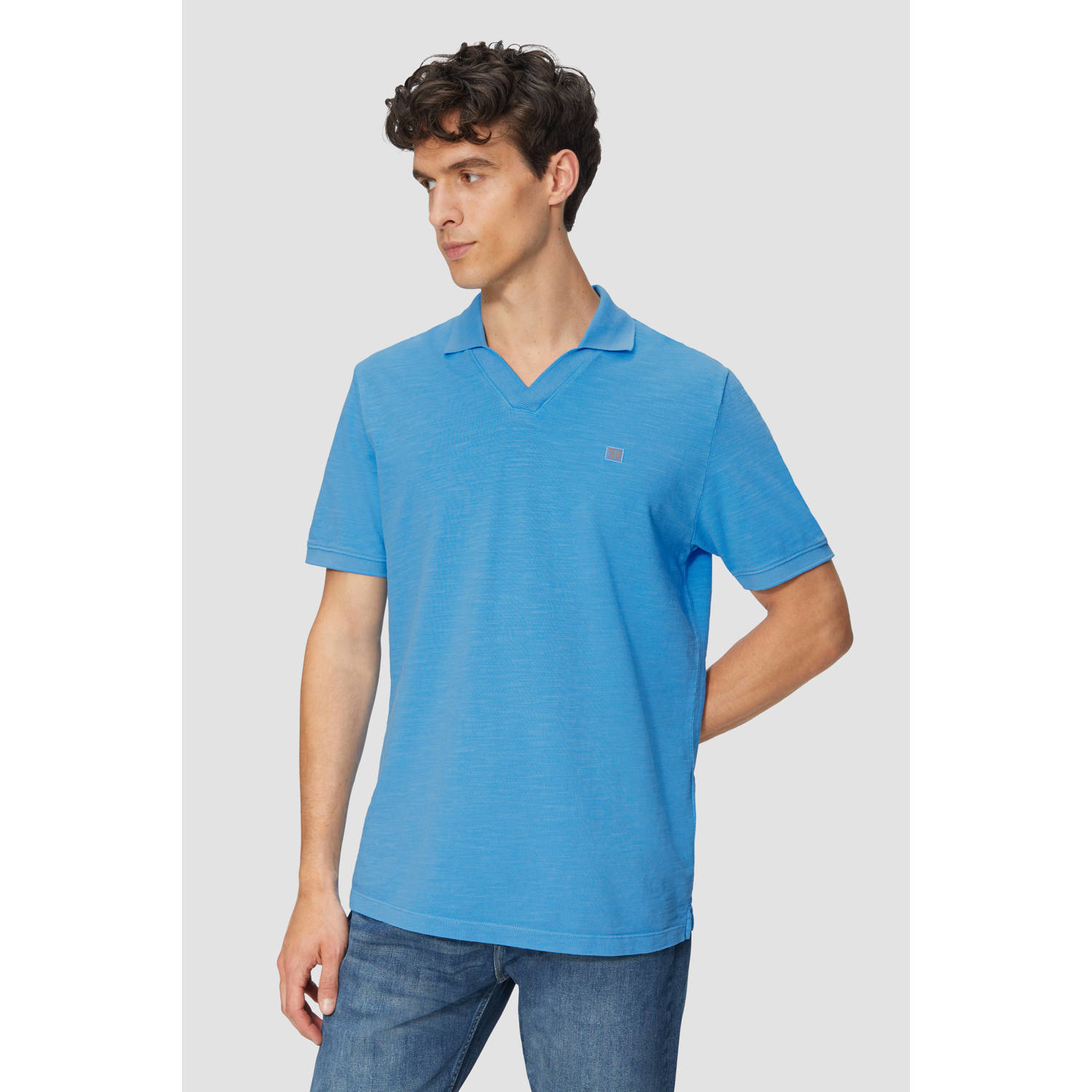S.Oliver regular polo blauw