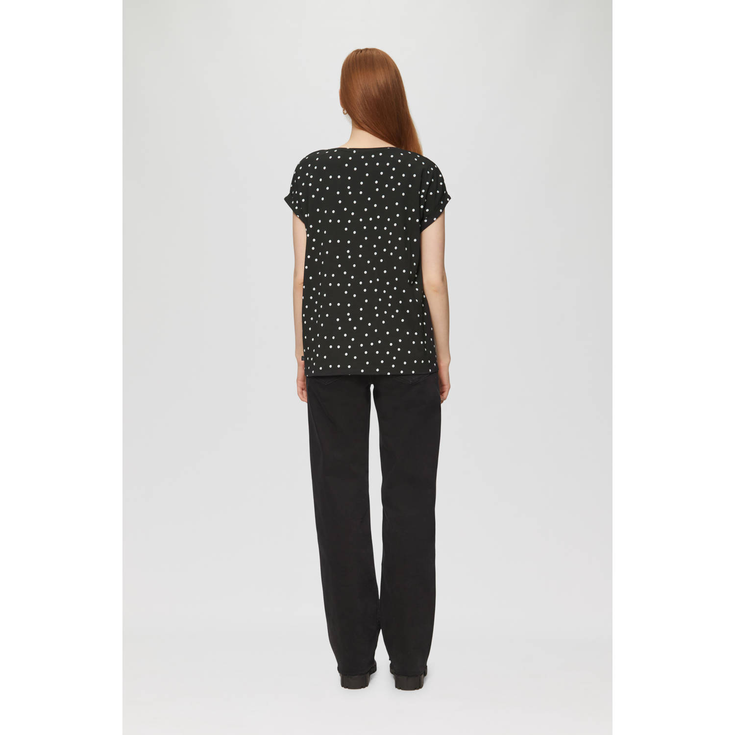 Q S by s.Oliver T-shirt zwart