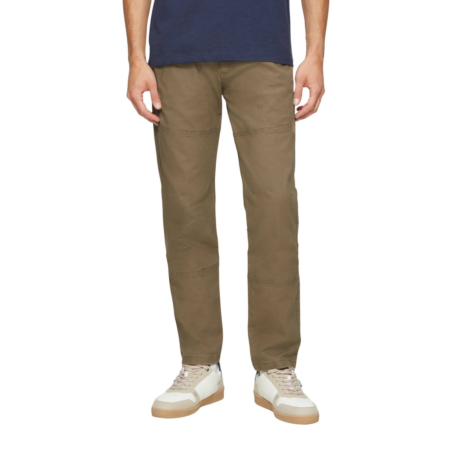 S.Oliver regular casual broek bruin