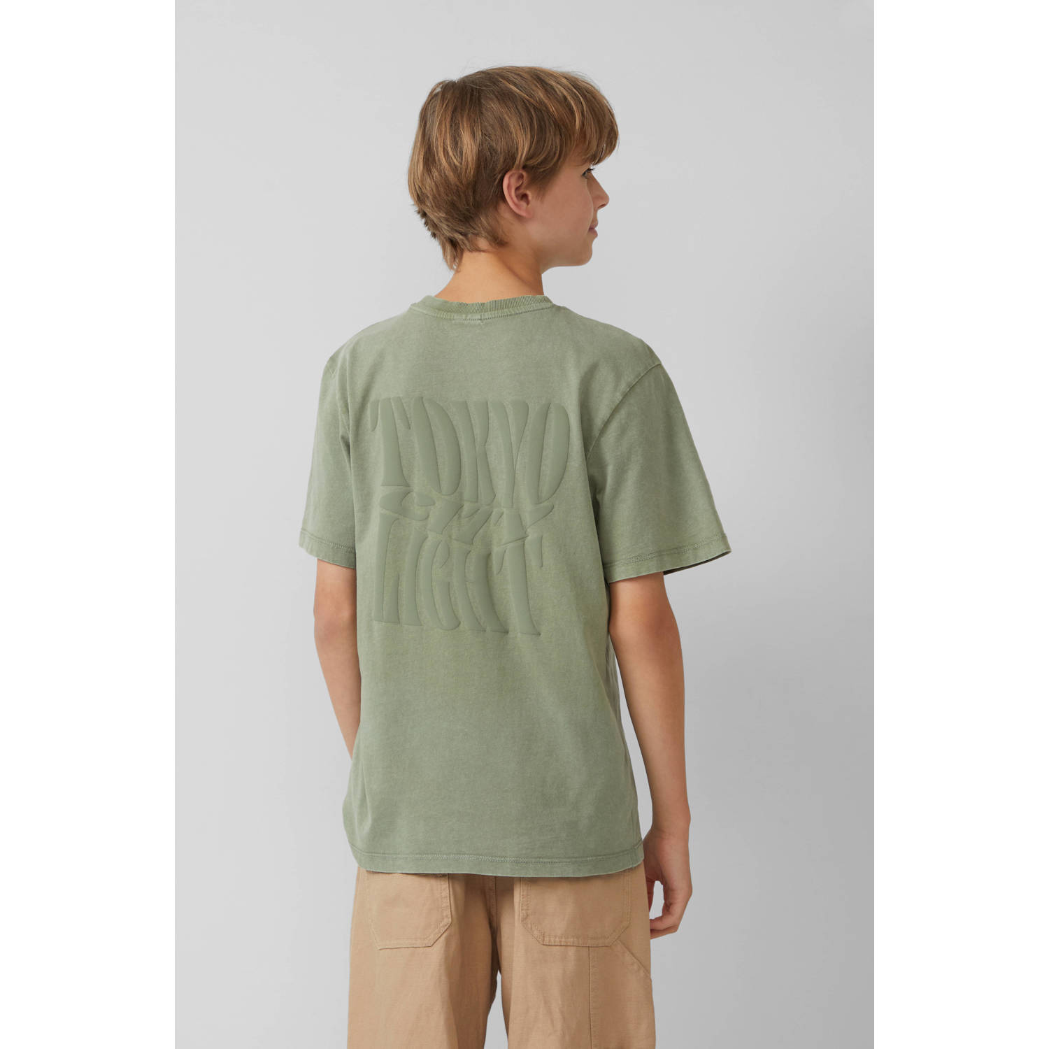 s.Oliver T-shirt donkergroen