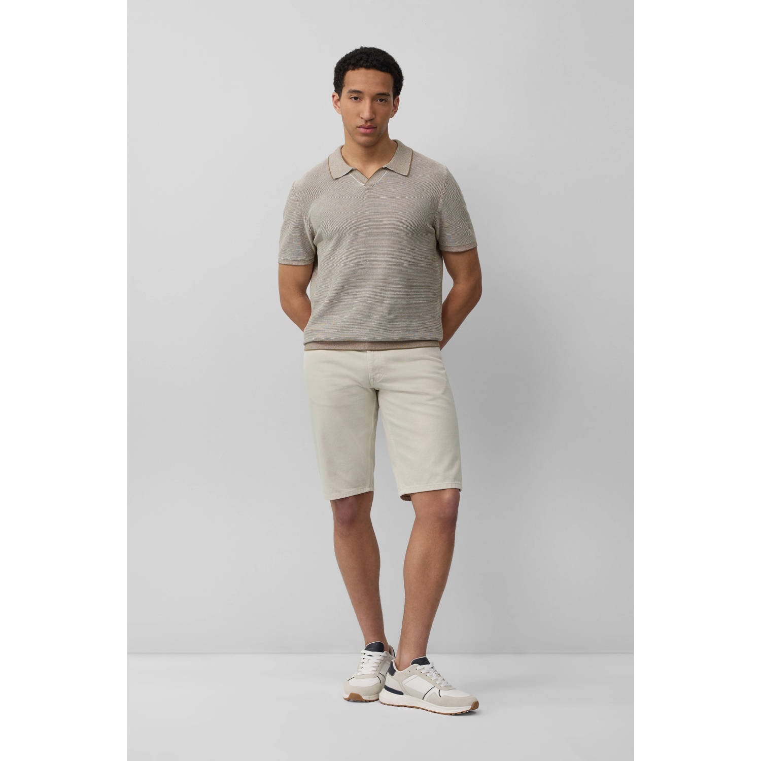 s.Oliver denim regular short ecru