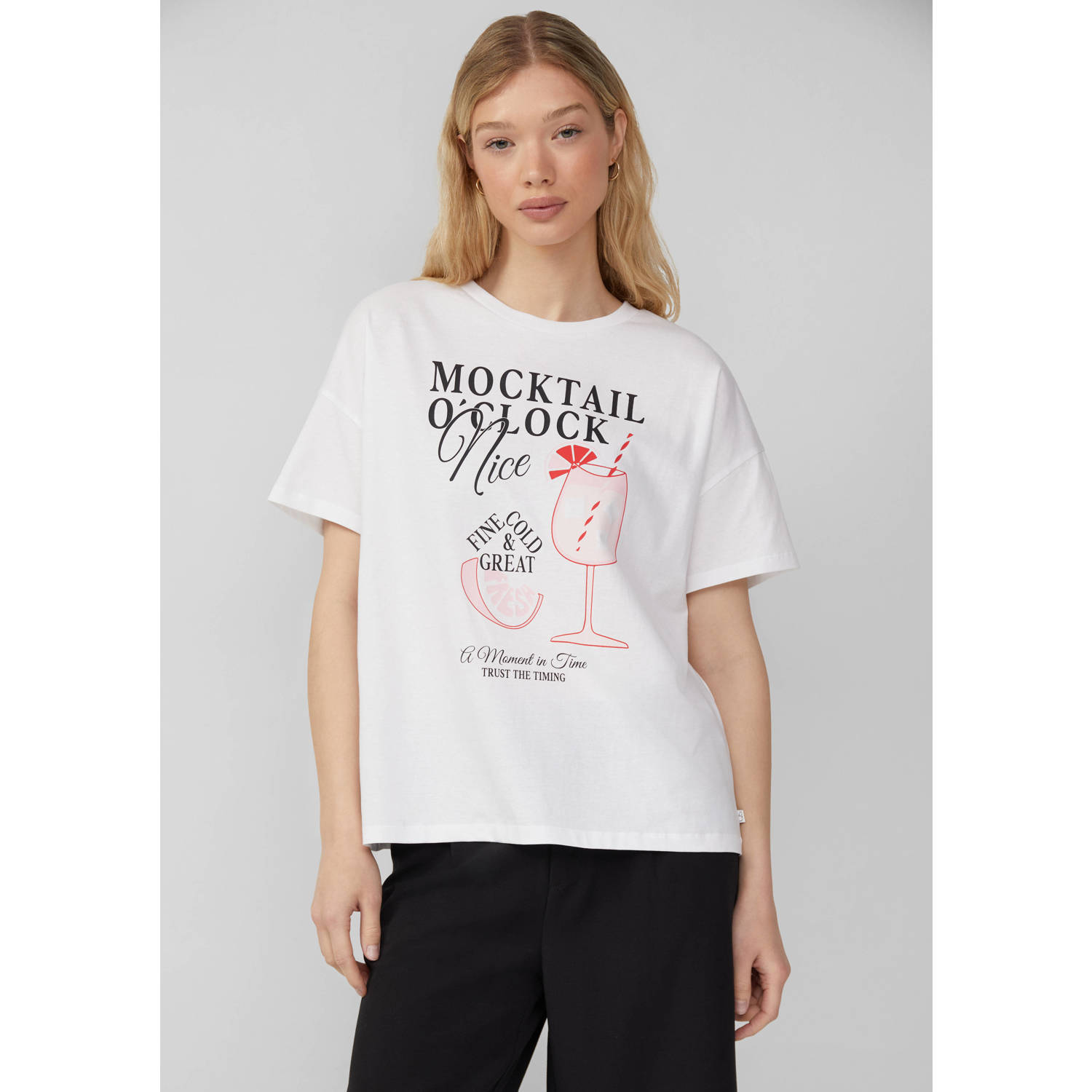 Q S by s.Oliver T-shirt wit