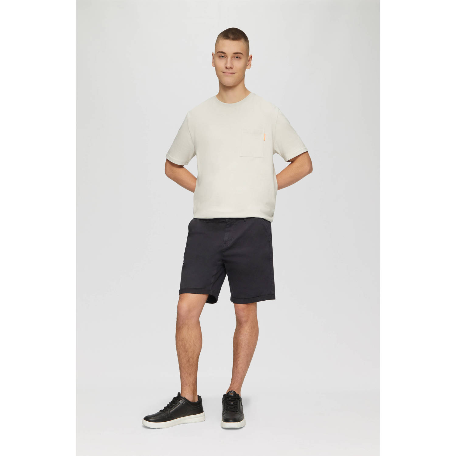 Q S by s.Oliver regular chino short marine