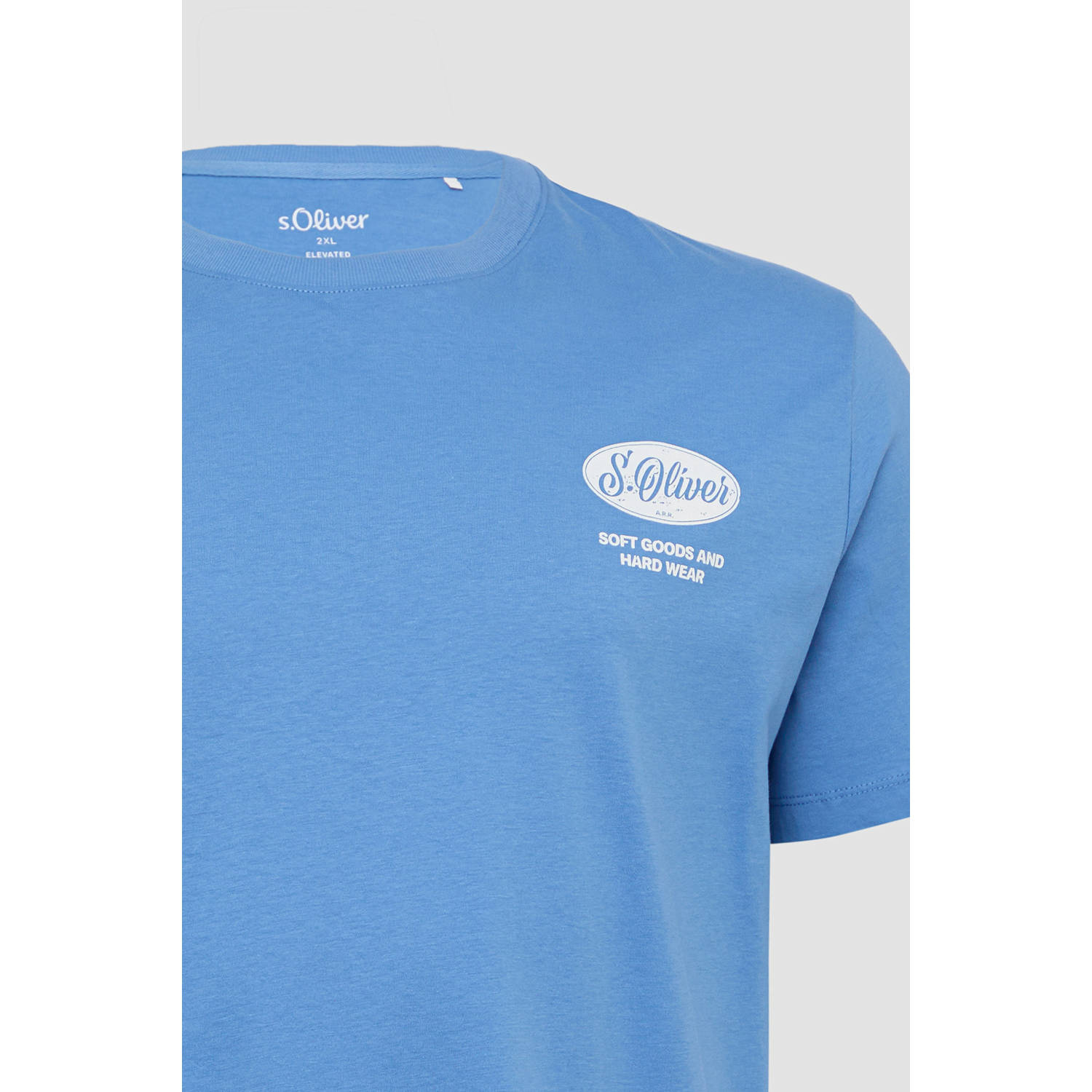 s.Oliver Big Size T-shirt blauw