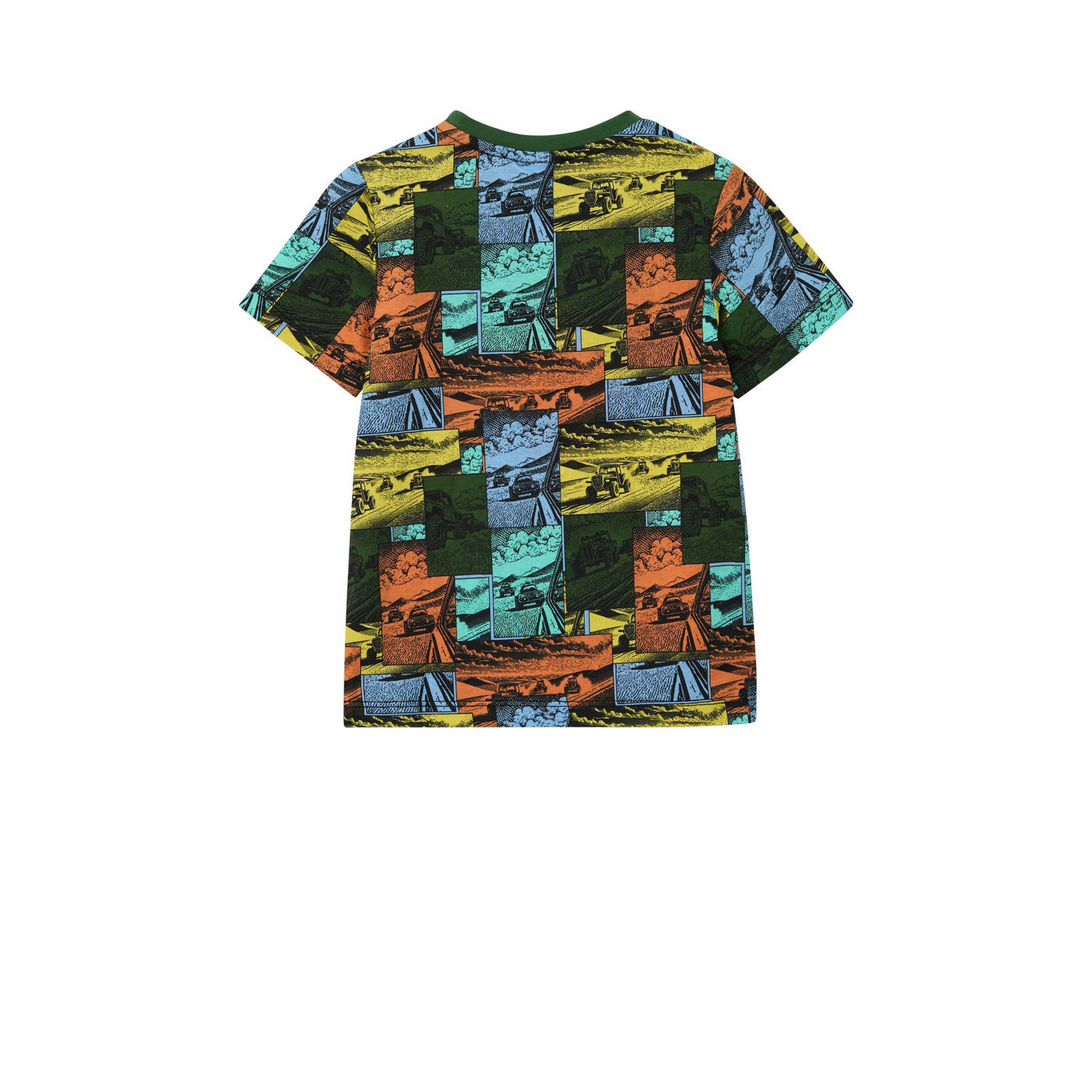 s.Oliver T-shirt donkergroen