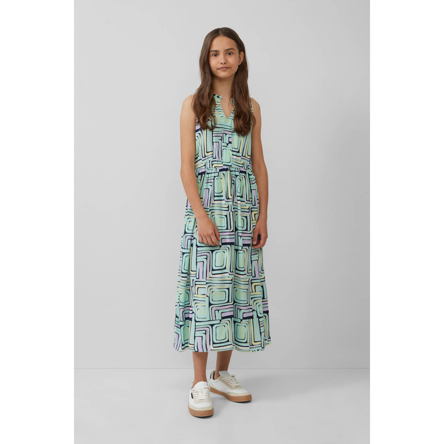 S.Oliver midi jurk mintgroen