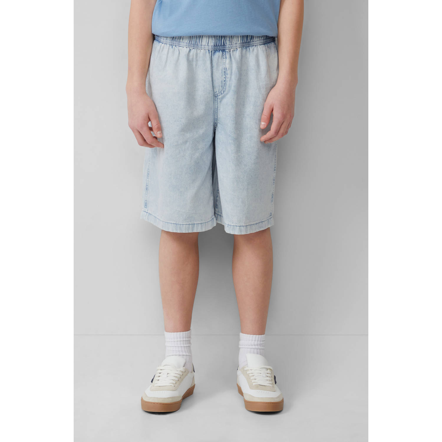 S.Oliver denim loose short light blue denim