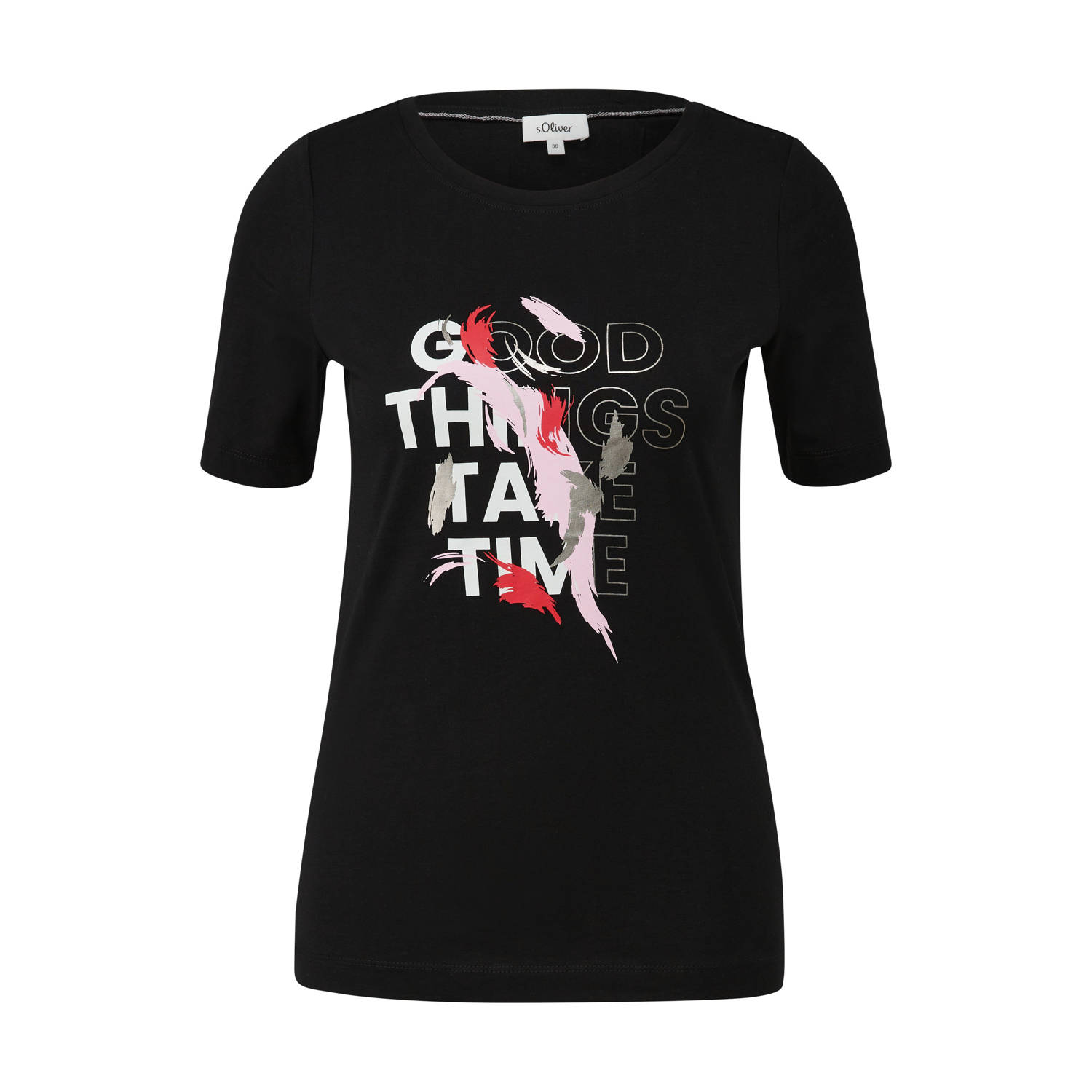 S.Oliver T-shirt zwart