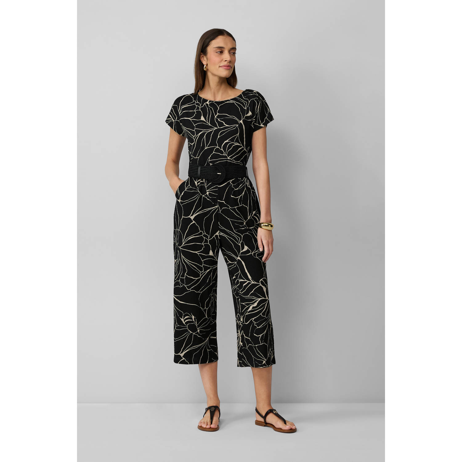 s.Oliver BLACK LABEL jumpsuit zwart