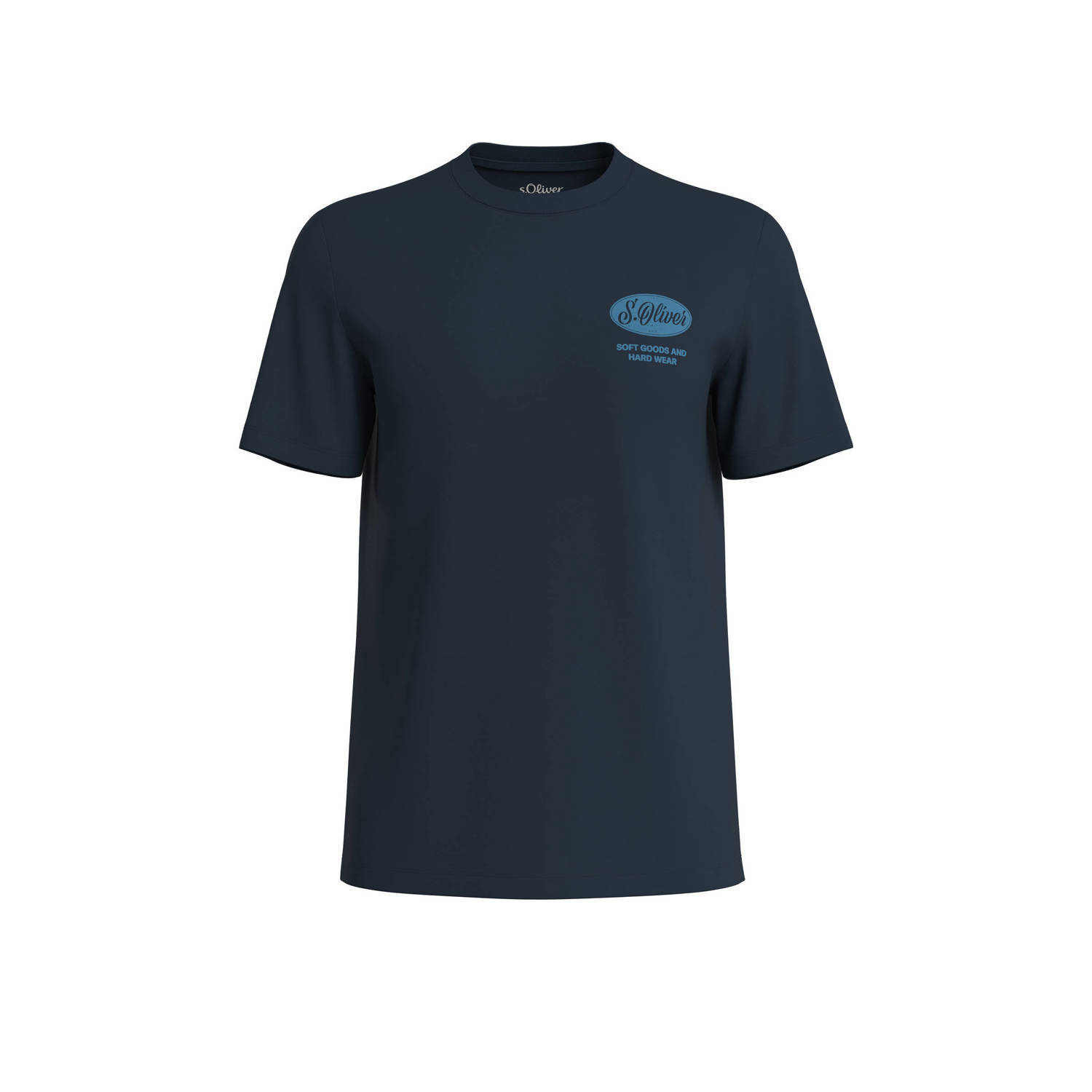 S.Oliver Big Size T-shirt donkerblauw