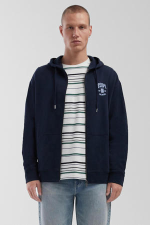 sweatvest donkerblauw