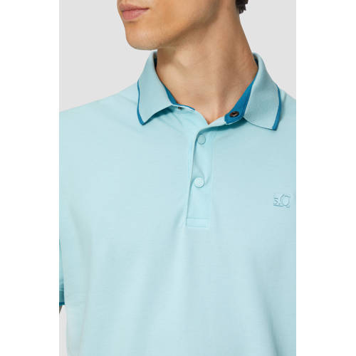 s.Oliver regular polo turquoise afbeelding