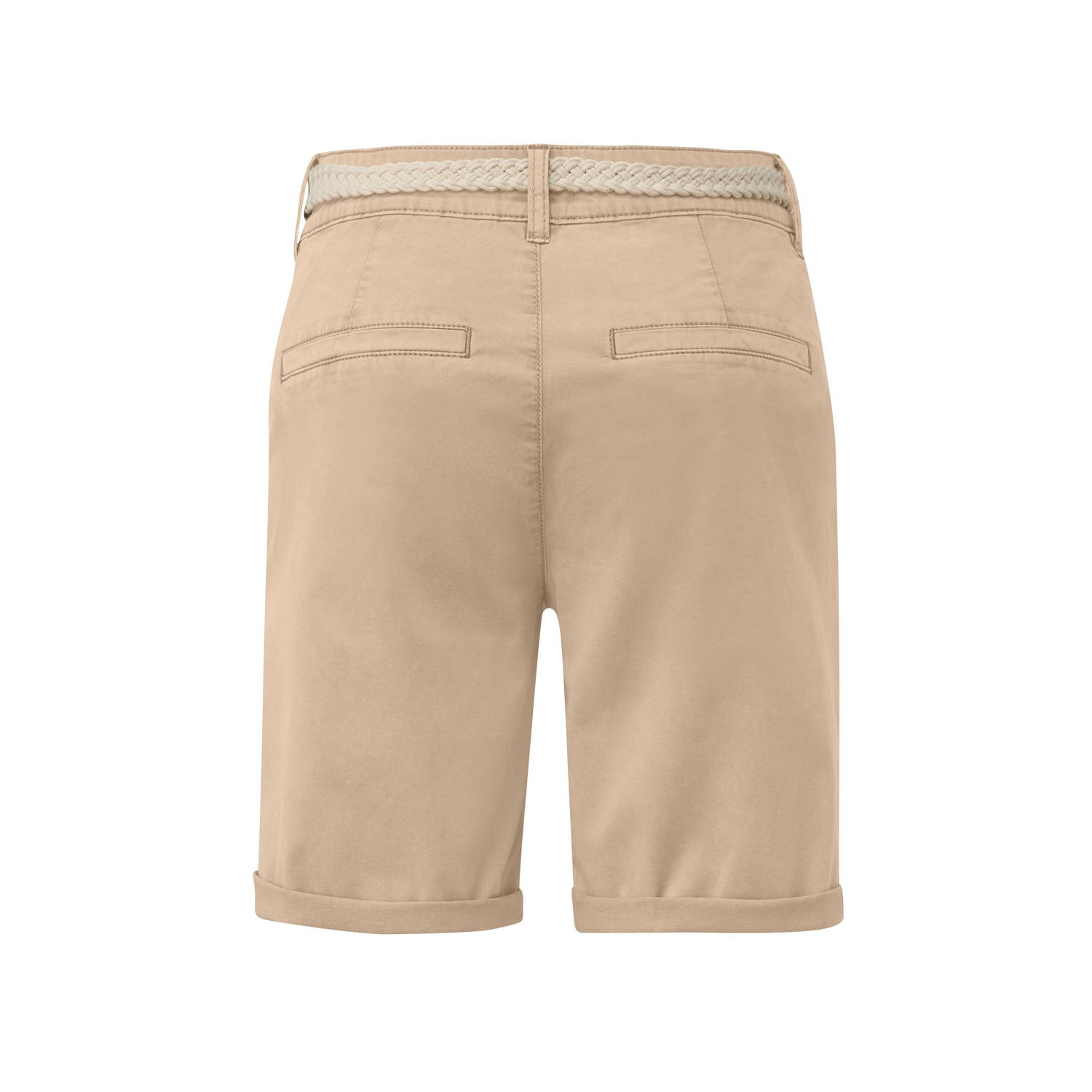 s.Oliver regular waist bermuda short beige