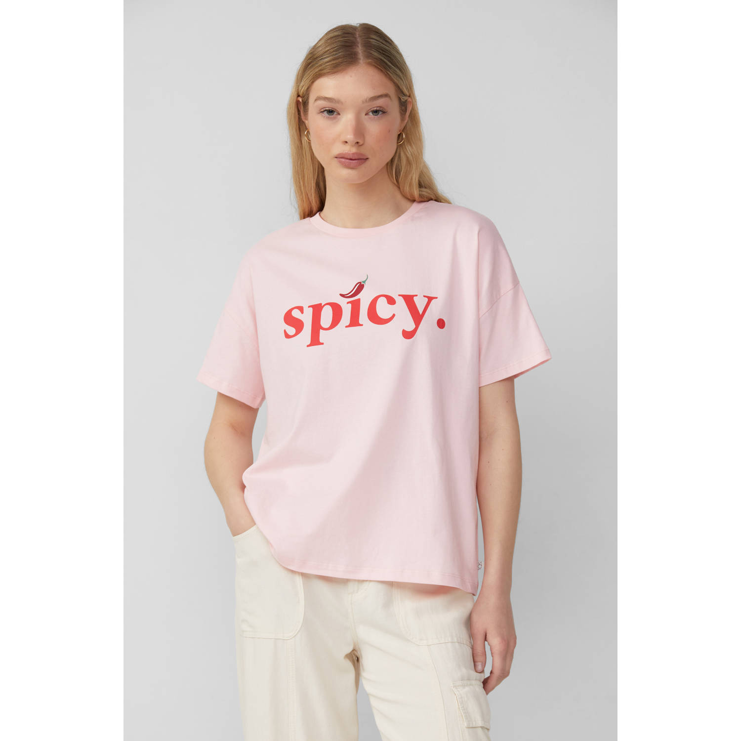 Q S by s.Oliver T-shirt lichtroze