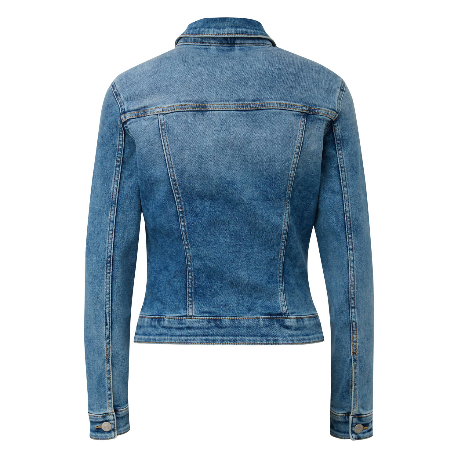 Q S by s.Oliver spijkerjas medium blue denim