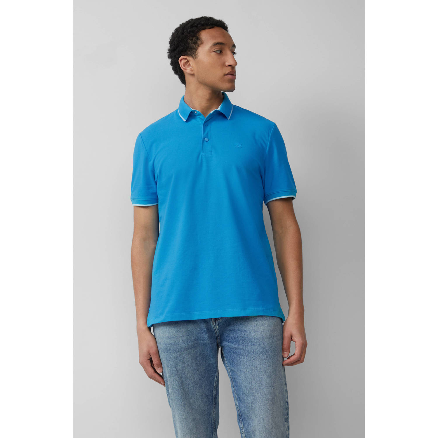 S.Oliver Poloshirt met contrastdetails