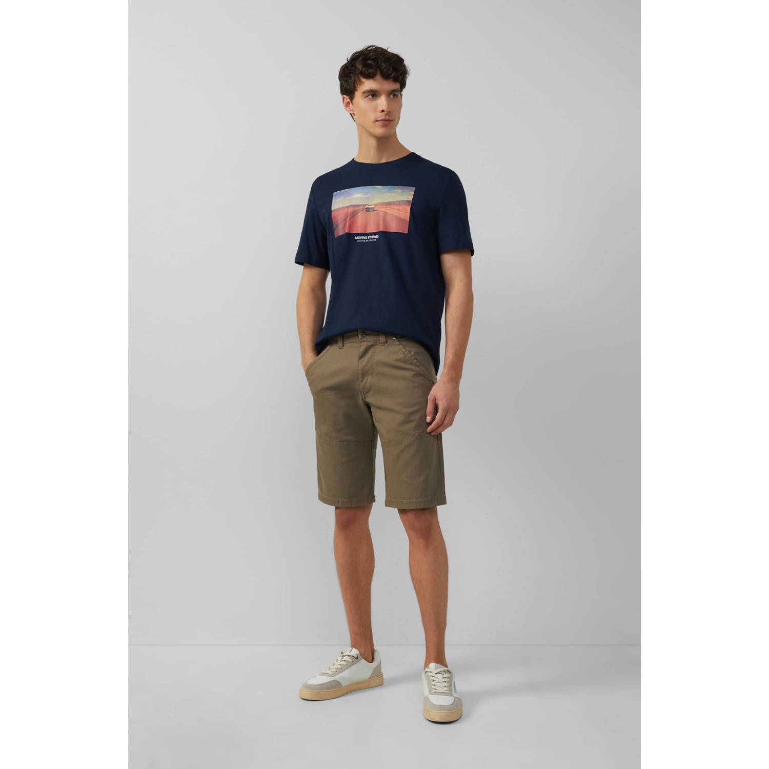 s.Oliver regular bermuda short bruin
