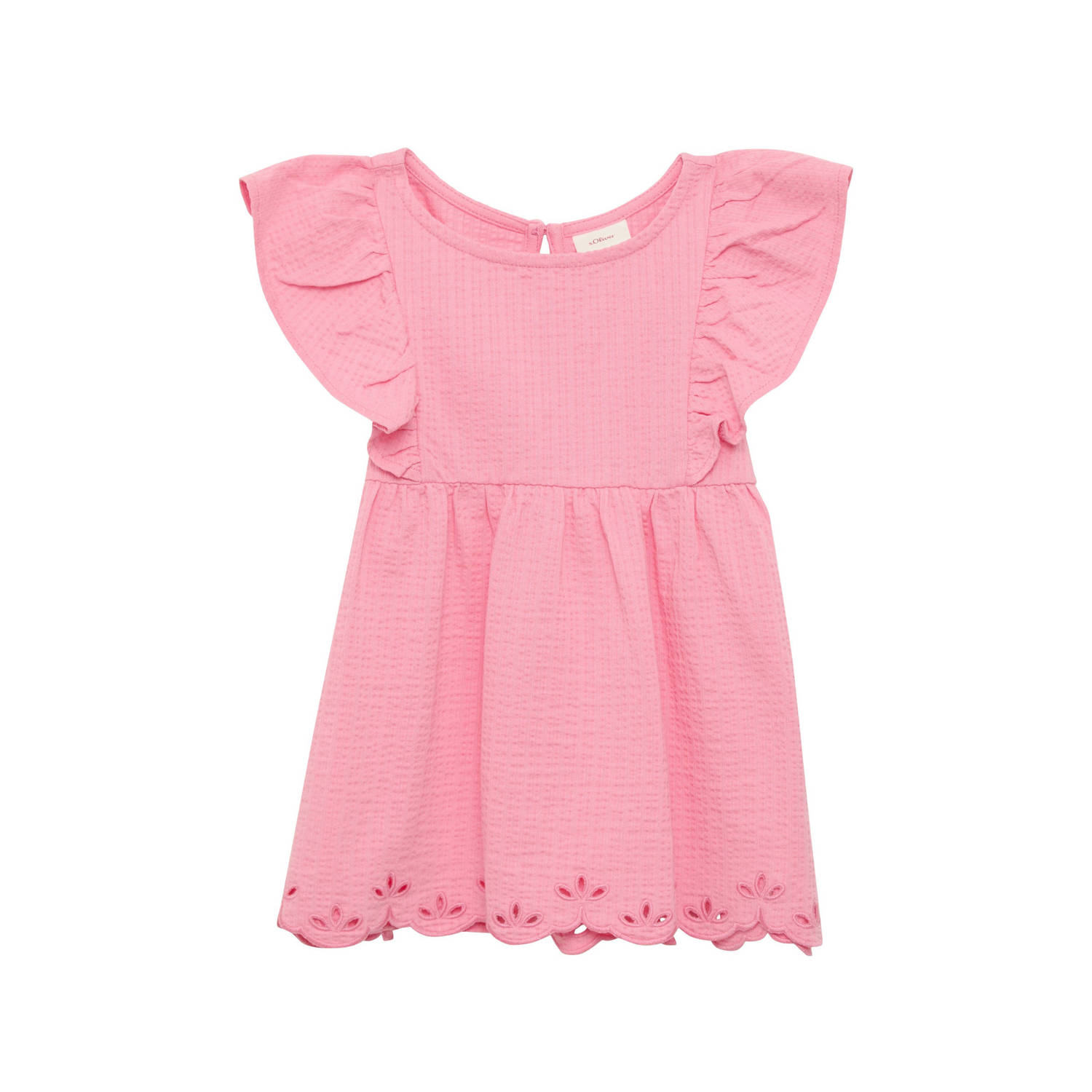 S.Oliver mouwloze top broderie