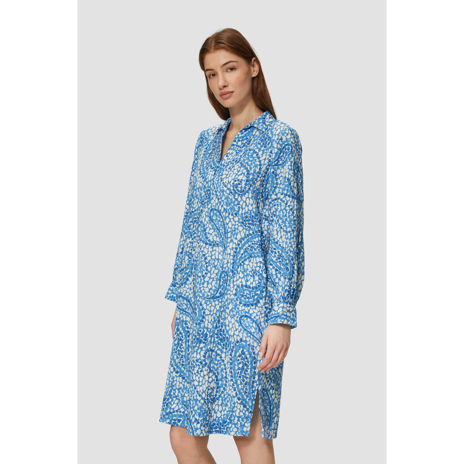 S.Oliver RED LABEL Oversized overhemdjurk met steekzakken