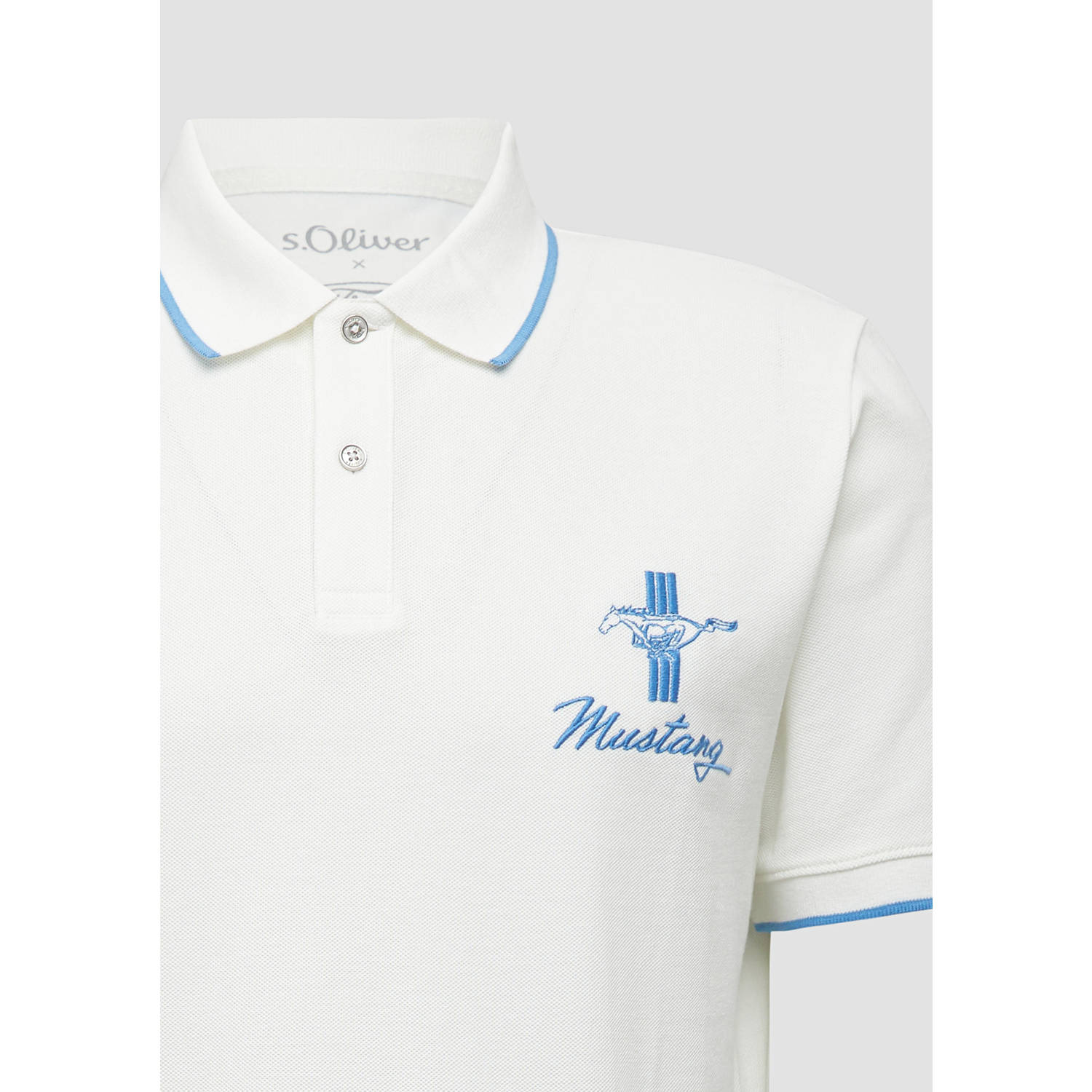s.Oliver regular polo wit