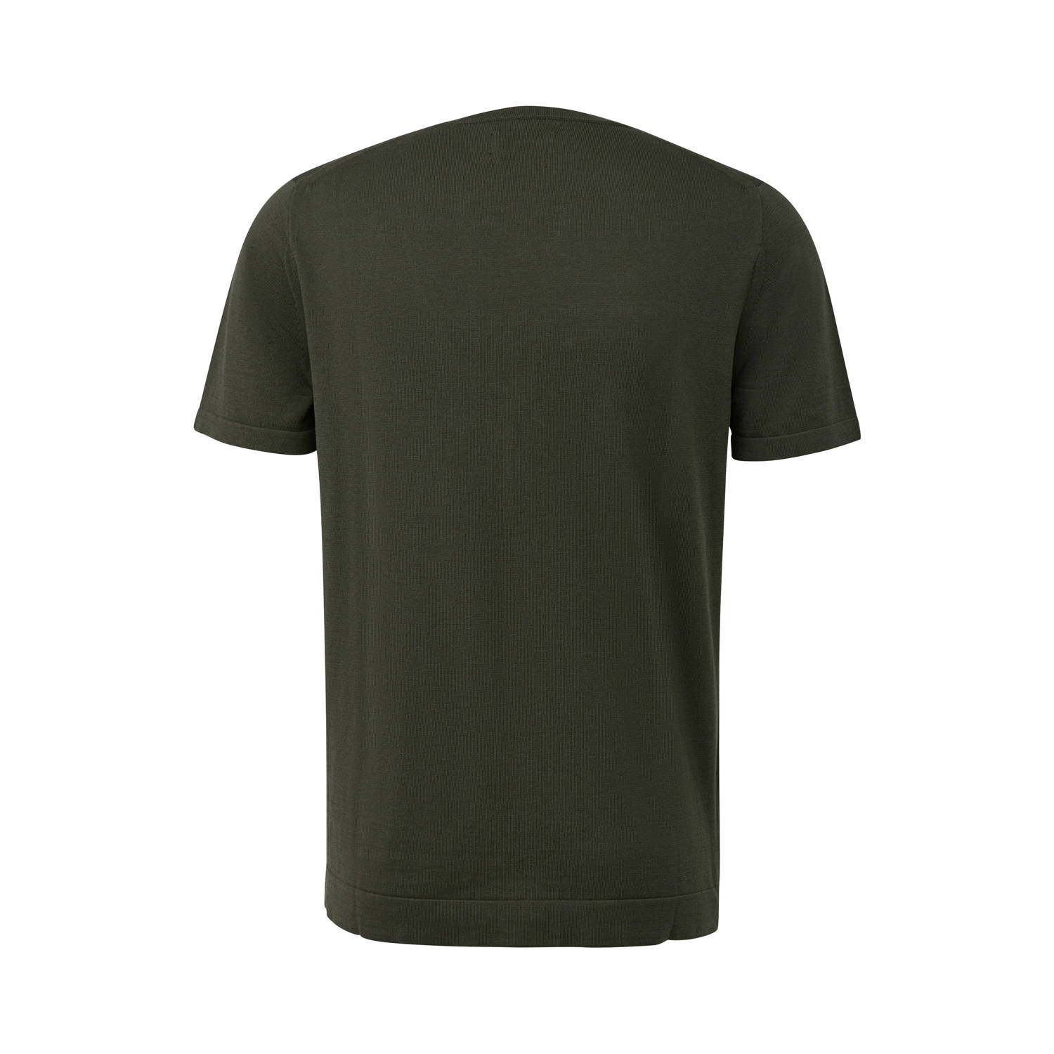 s.Oliver BLACK LABEL T-shirt fijn gebreid donkergroen