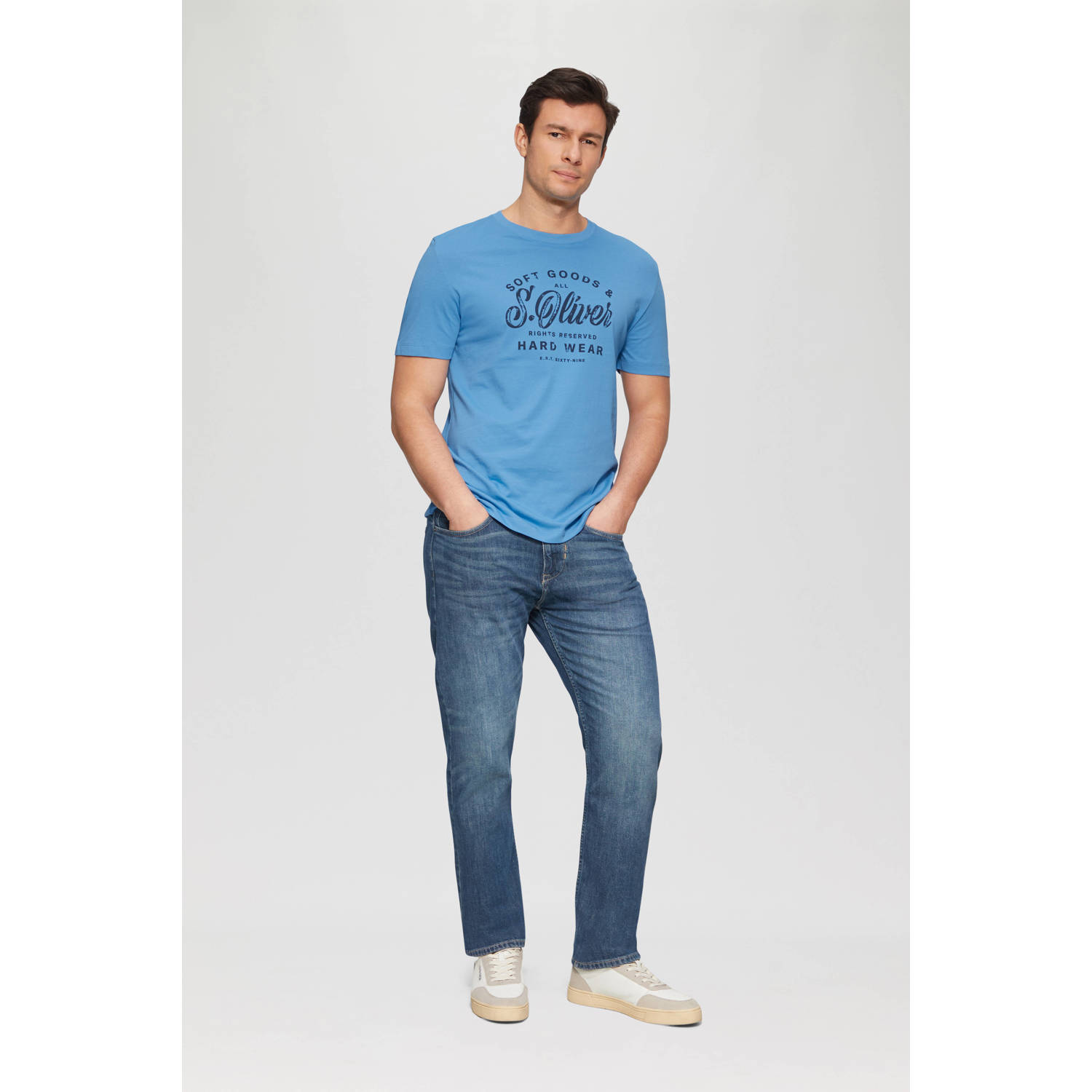 s.Oliver T-shirt blauw