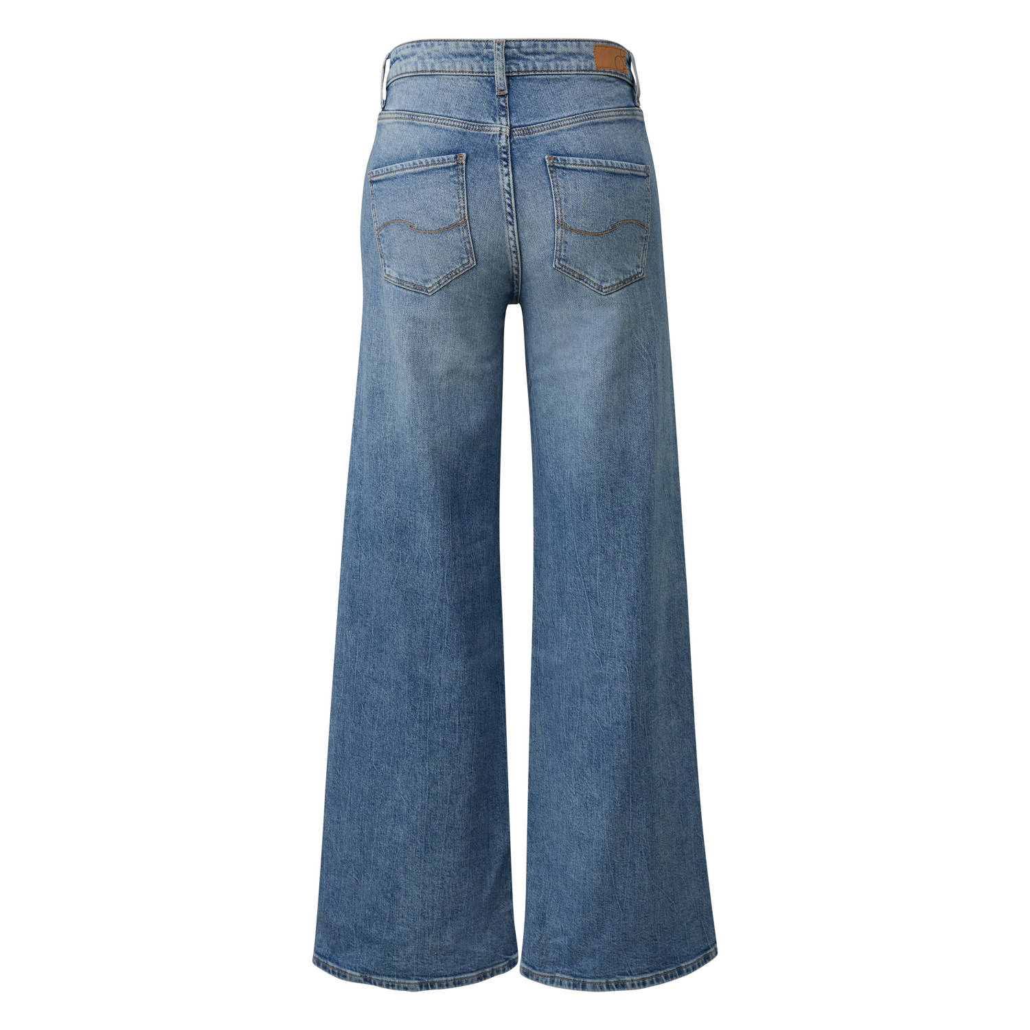 Q S by s.Oliver wide leg jeans dark blue denim