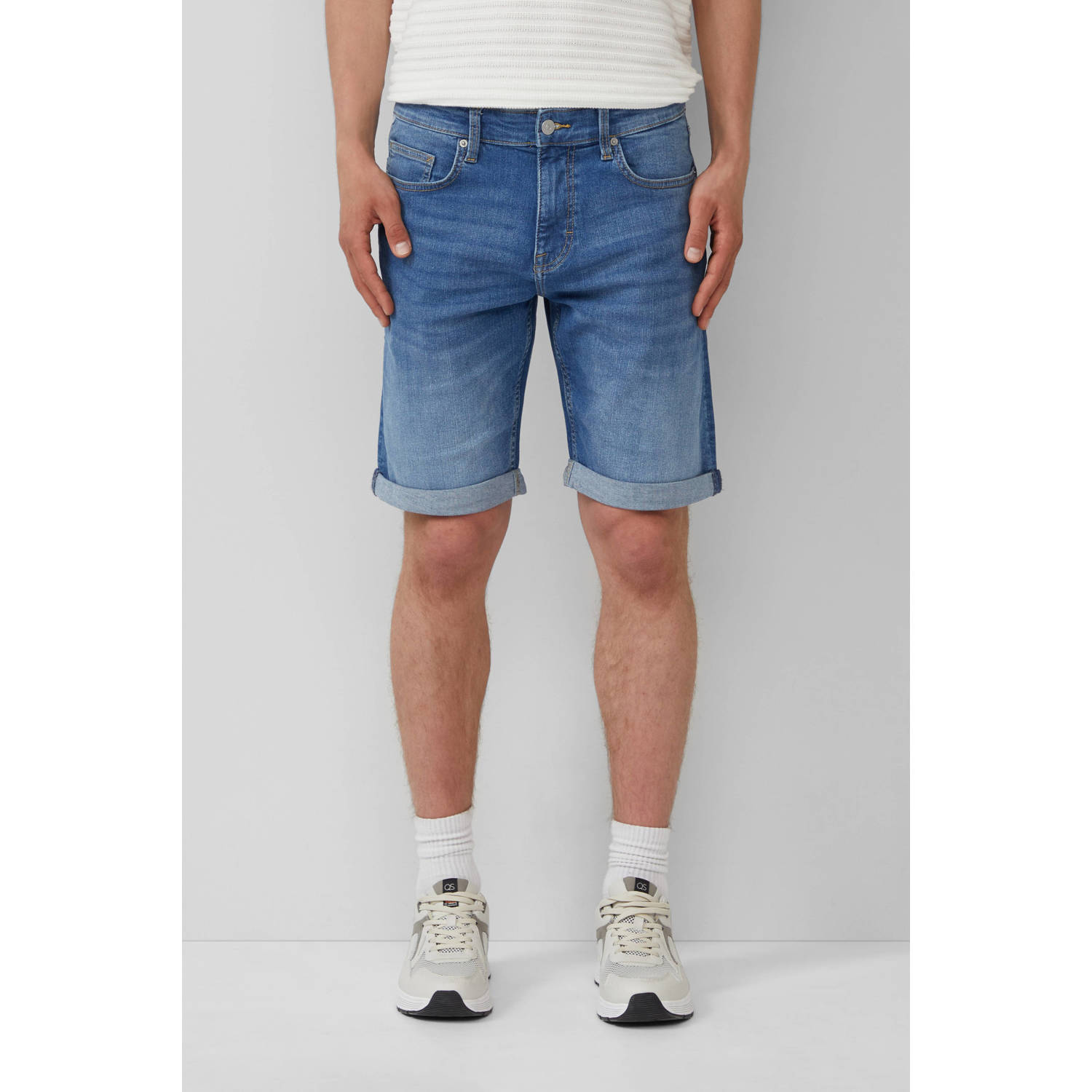 Q S by s.Oliver denim regular short medium blue denim