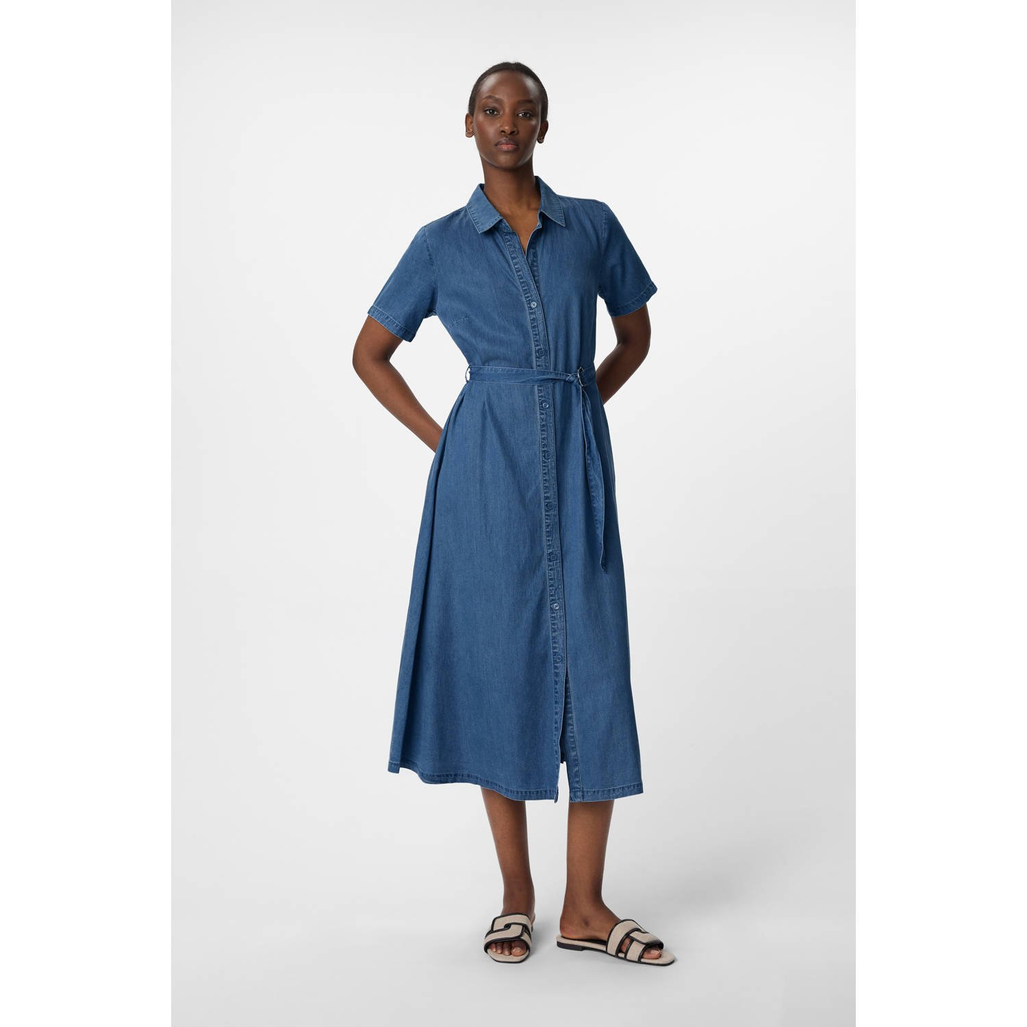 Comma spijkerjurk medium blue denim