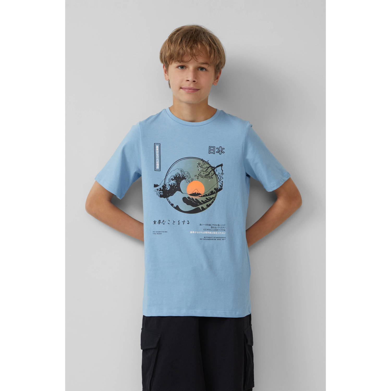 S.Oliver T-shirt lichtblauw