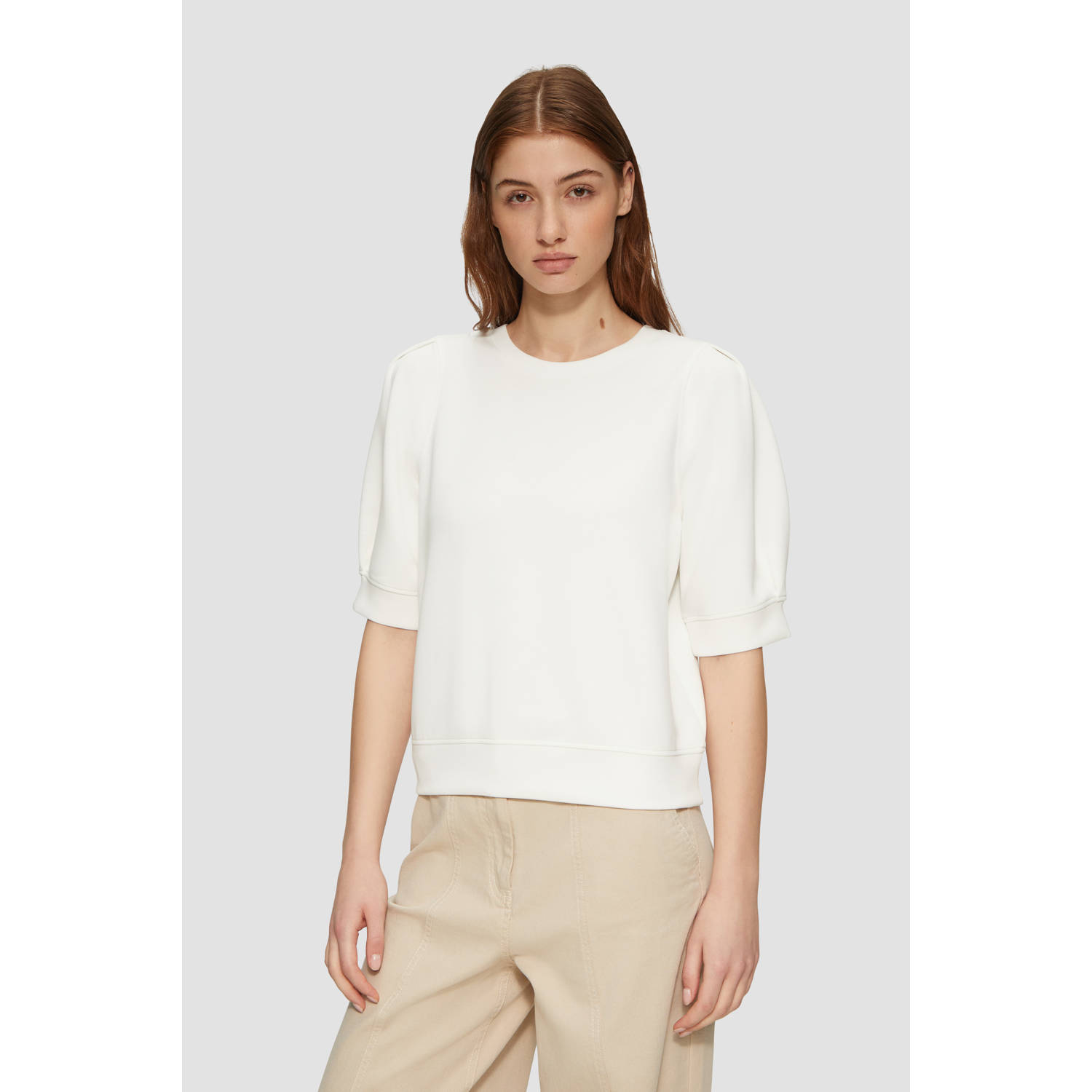S.Oliver RED LABEL Regular fit sweatshirt van scuba