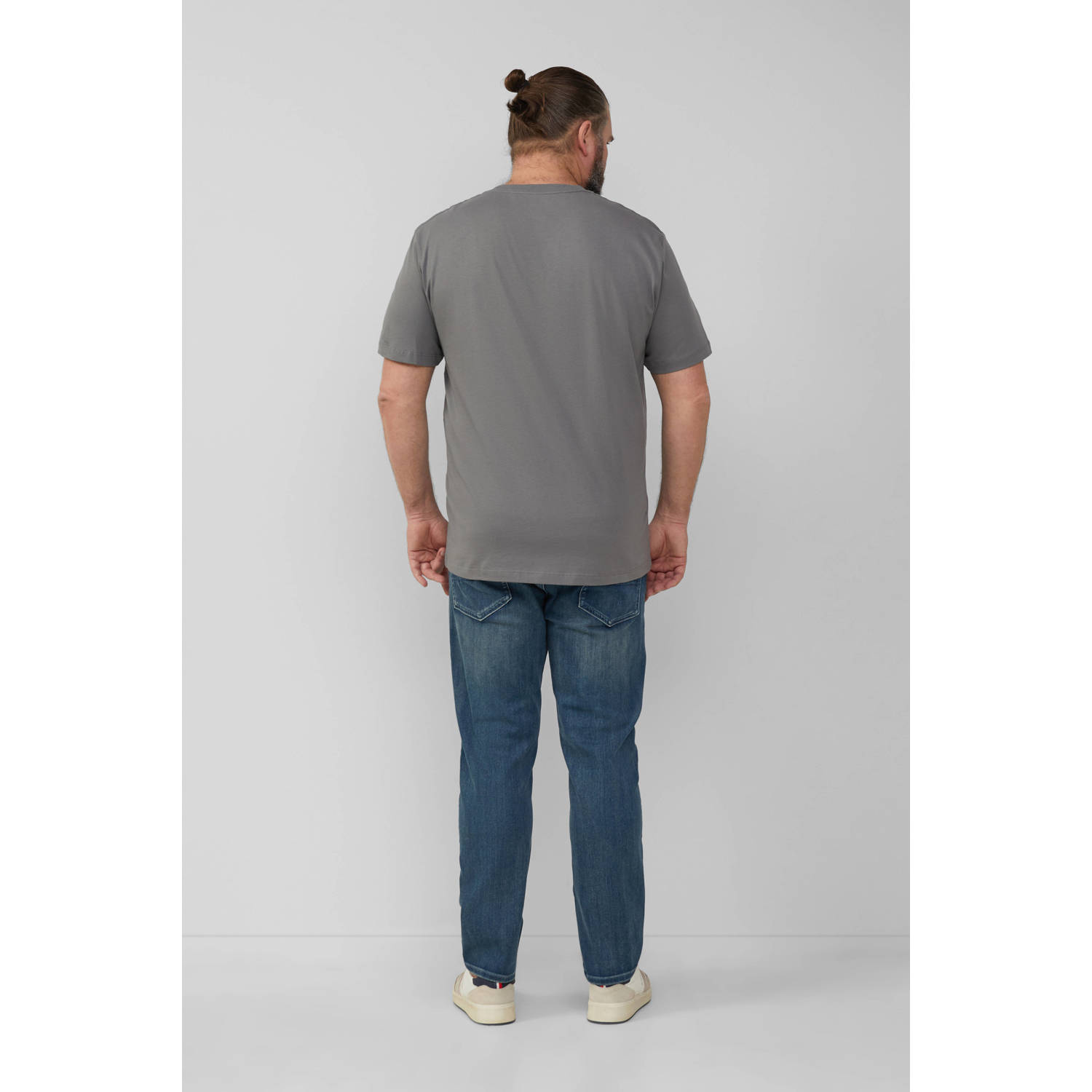 s.Oliver Big Size T-shirt grijs