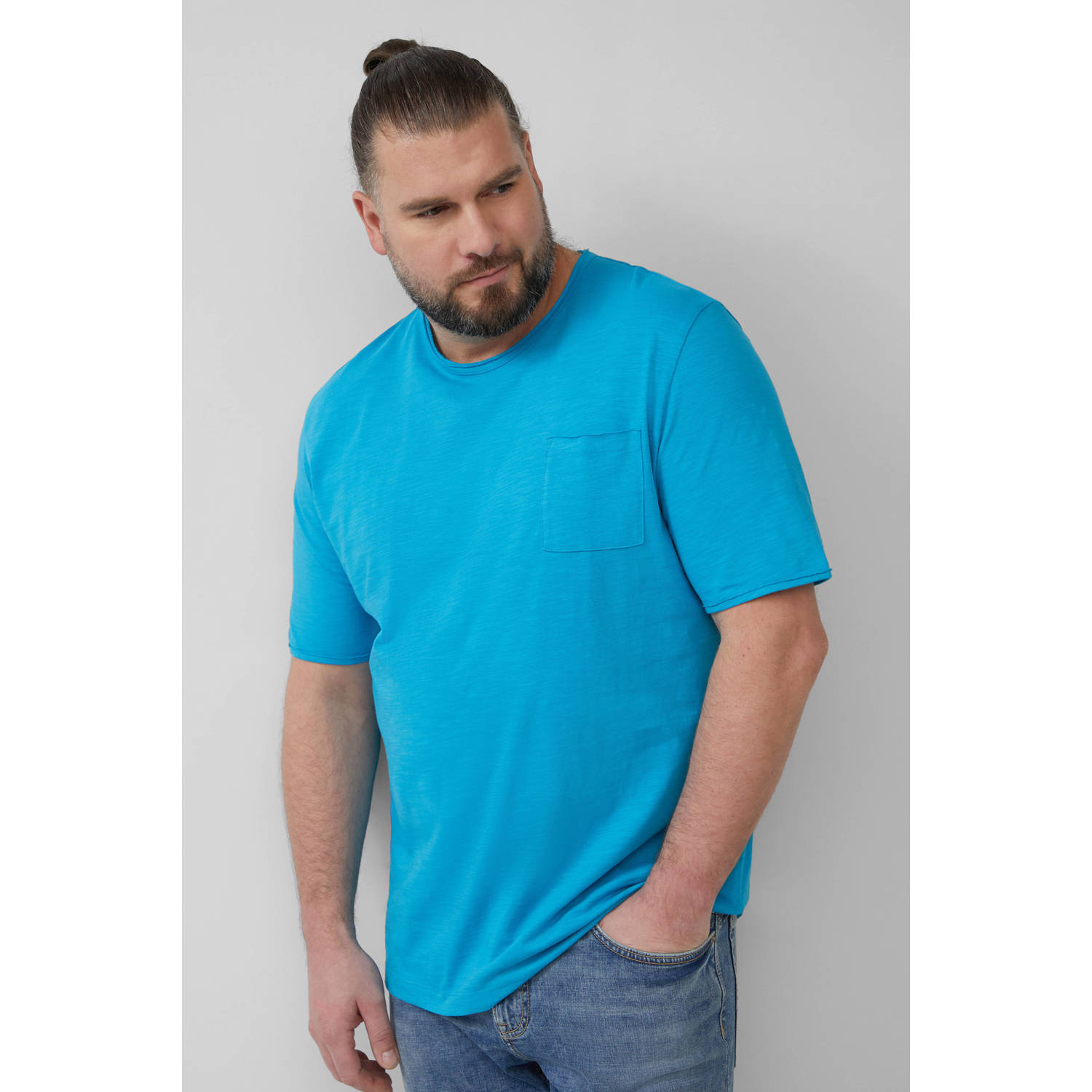 S.Oliver Big Size T-shirt blauw