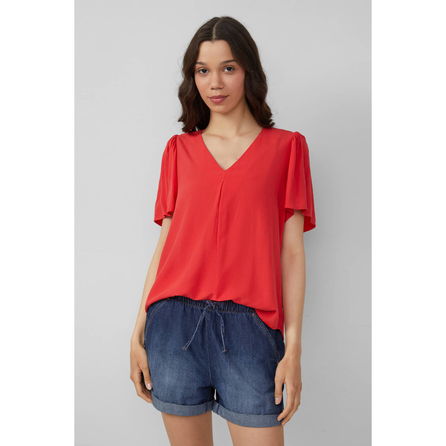 Q S by s.Oliver T-shirt rood