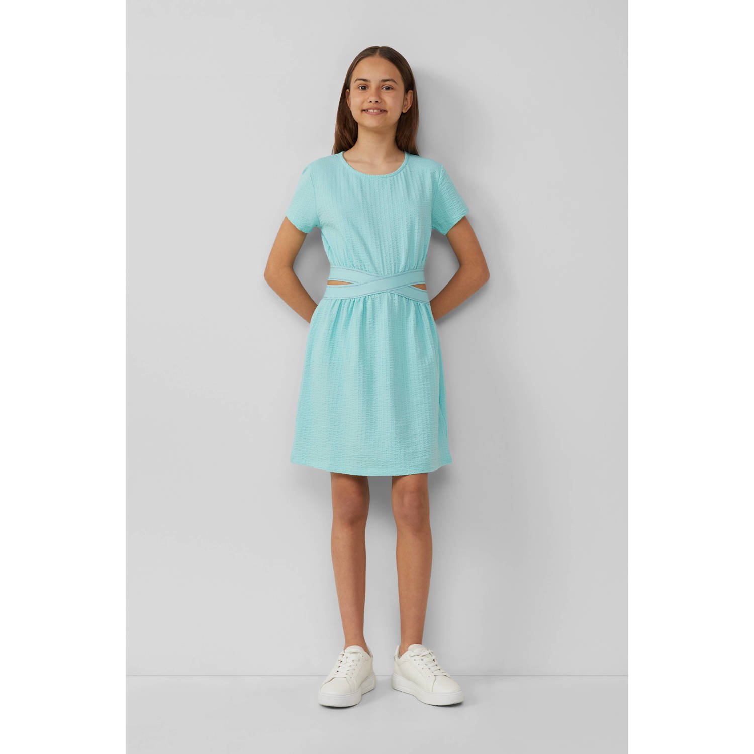S.Oliver korte jurk turquoise