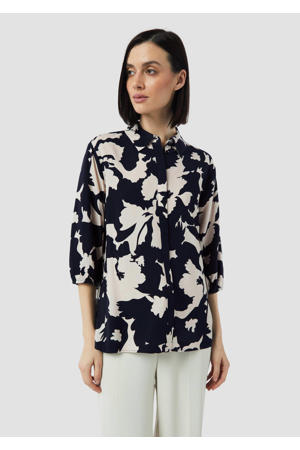 blouse donkerblauw