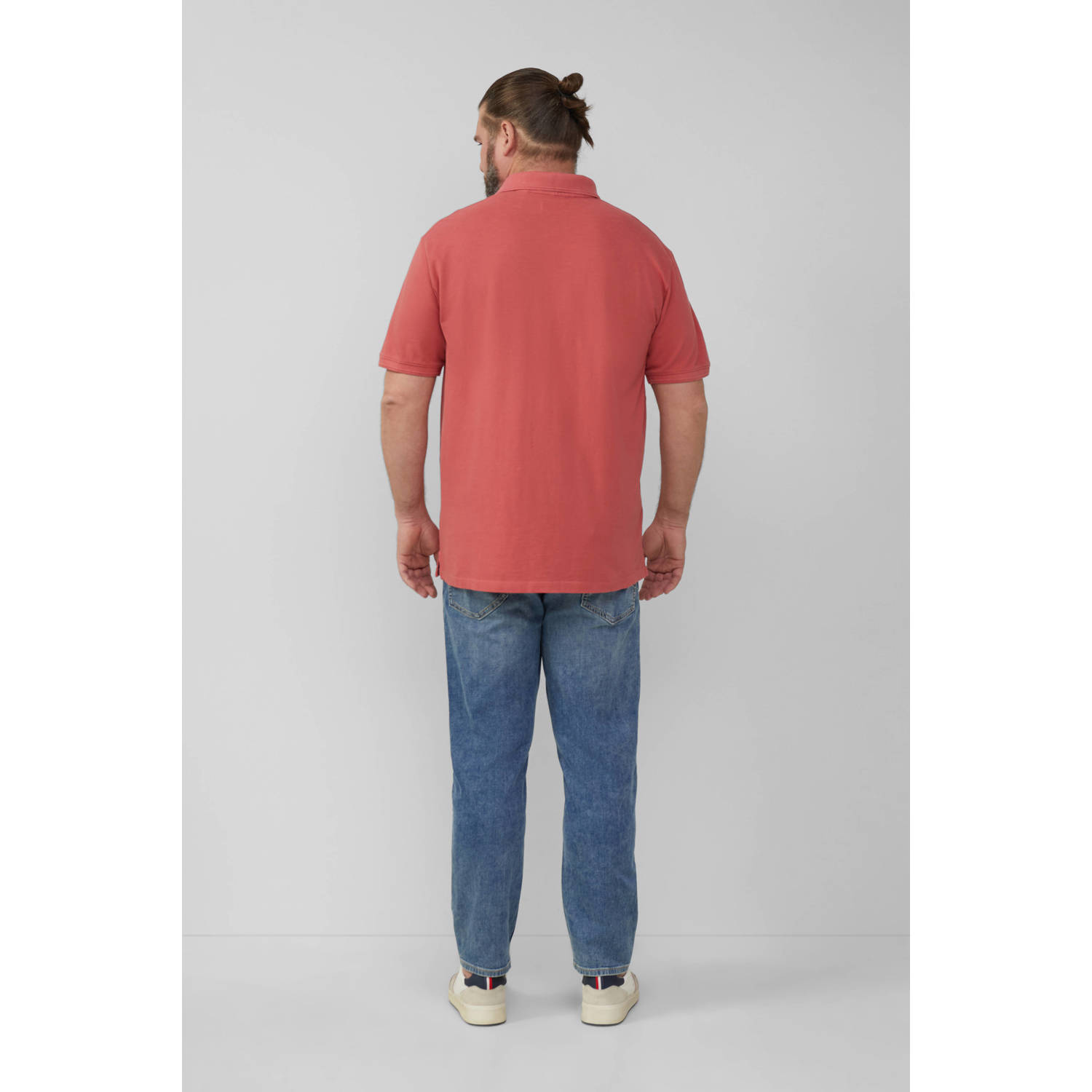 s.Oliver Big Size regular polo rood