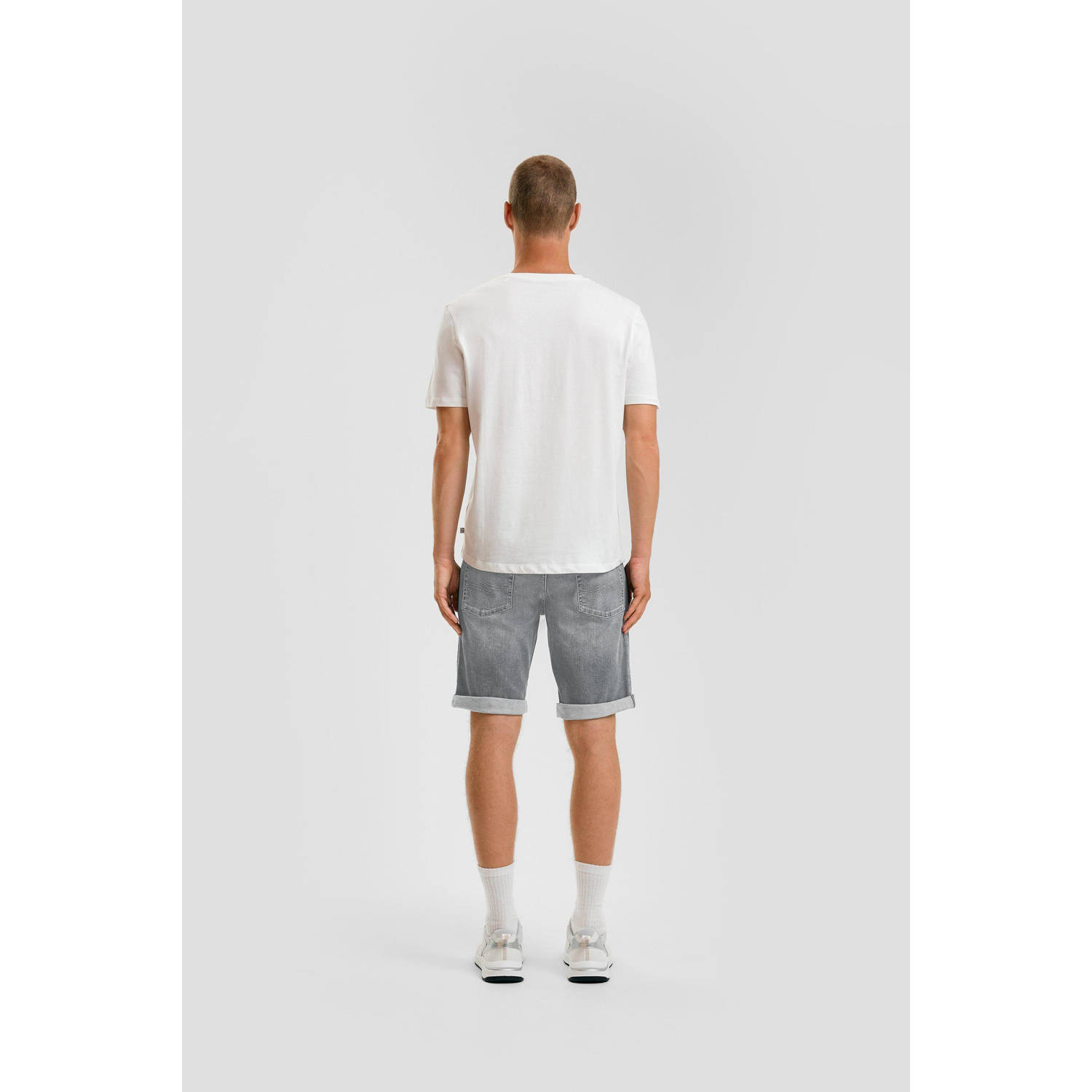 Q S by s.Oliver denim regular short grey denim