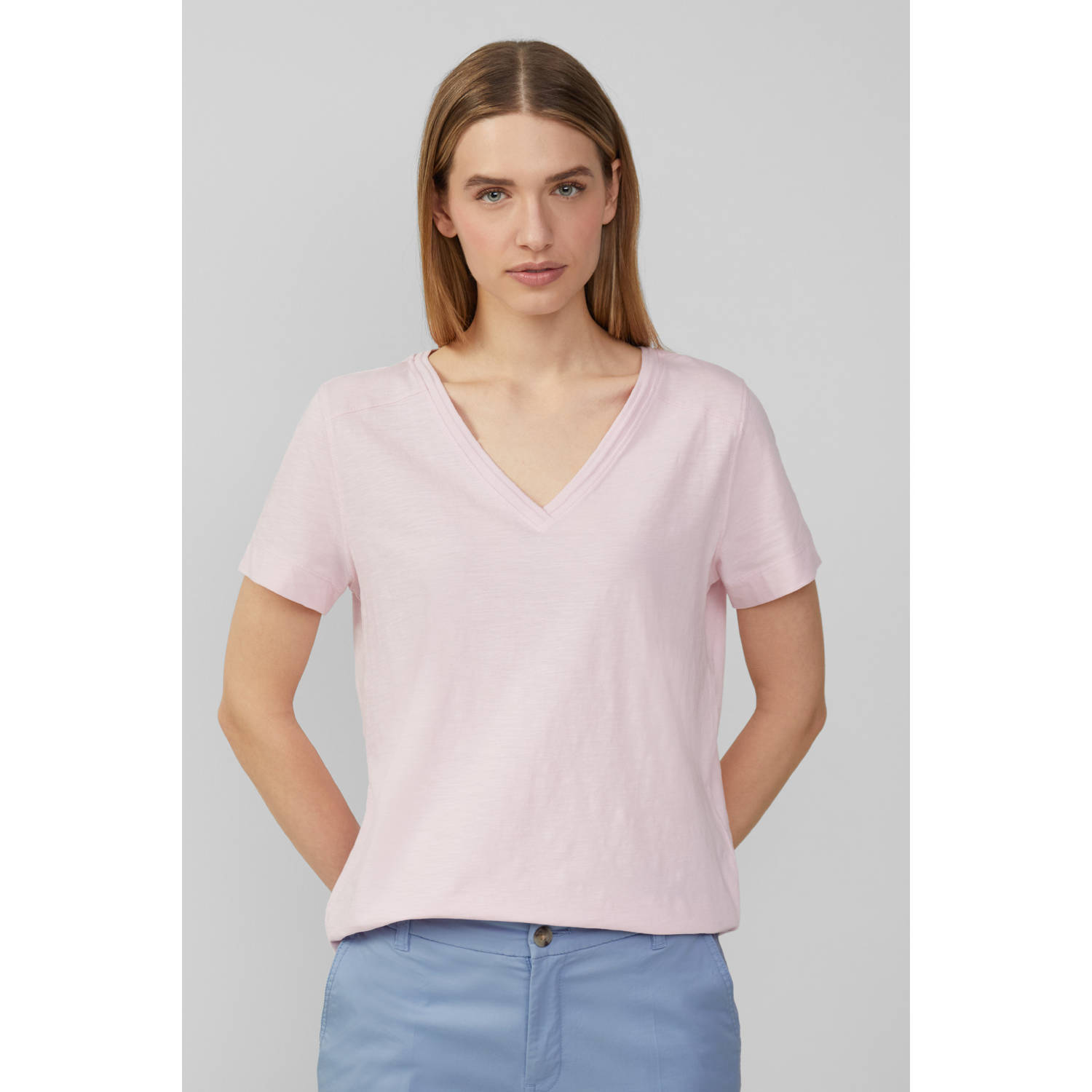 S.Oliver RED LABEL Regular fit T-shirt van puur katoen