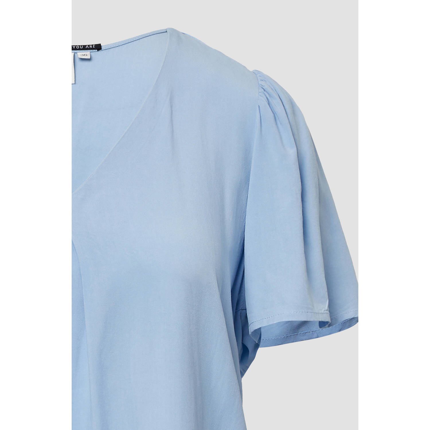 Q S by s.Oliver T-shirt lichtblauw